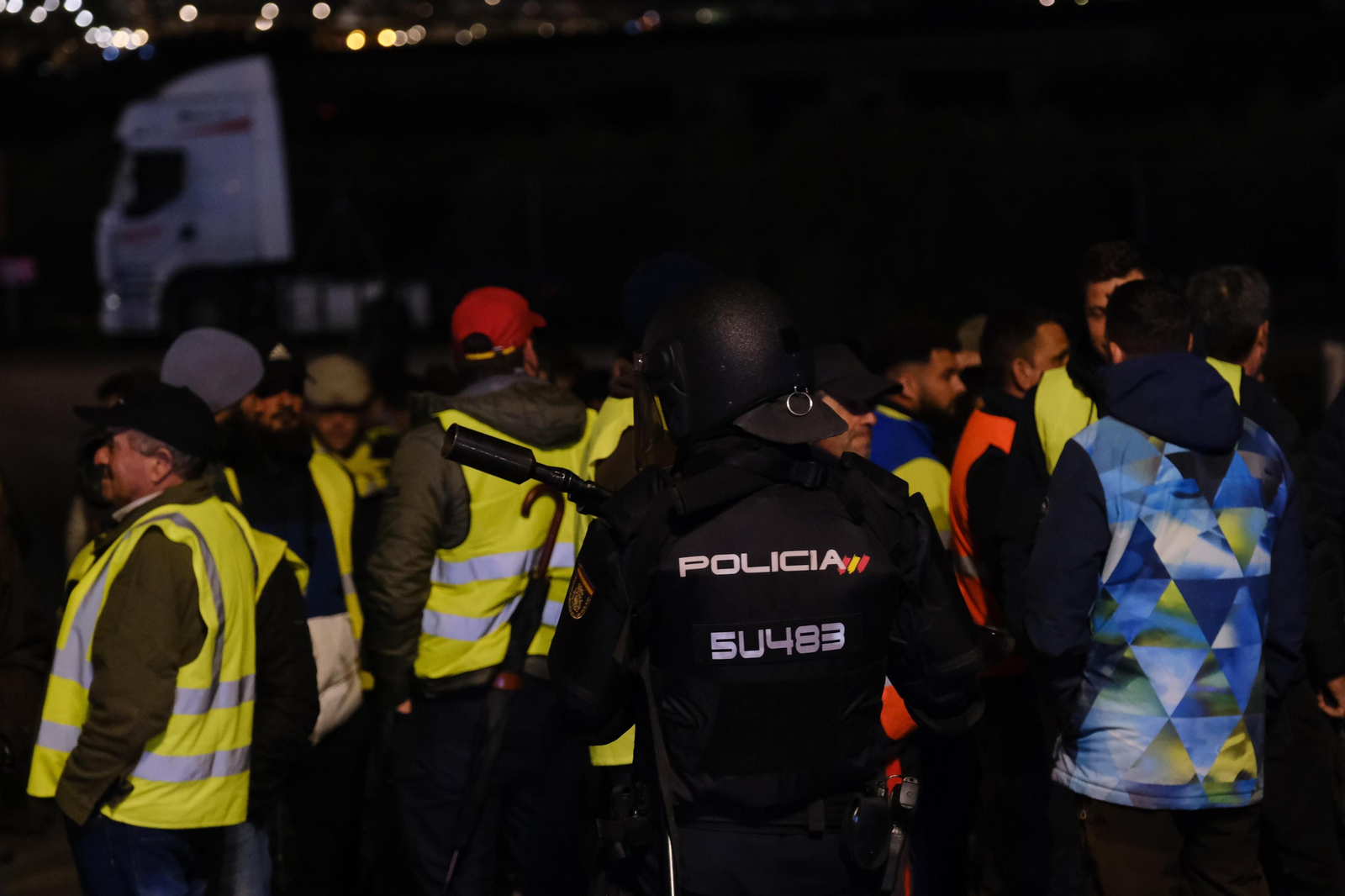 La jornada de protesta de los agricultores en Antequera, en fotos