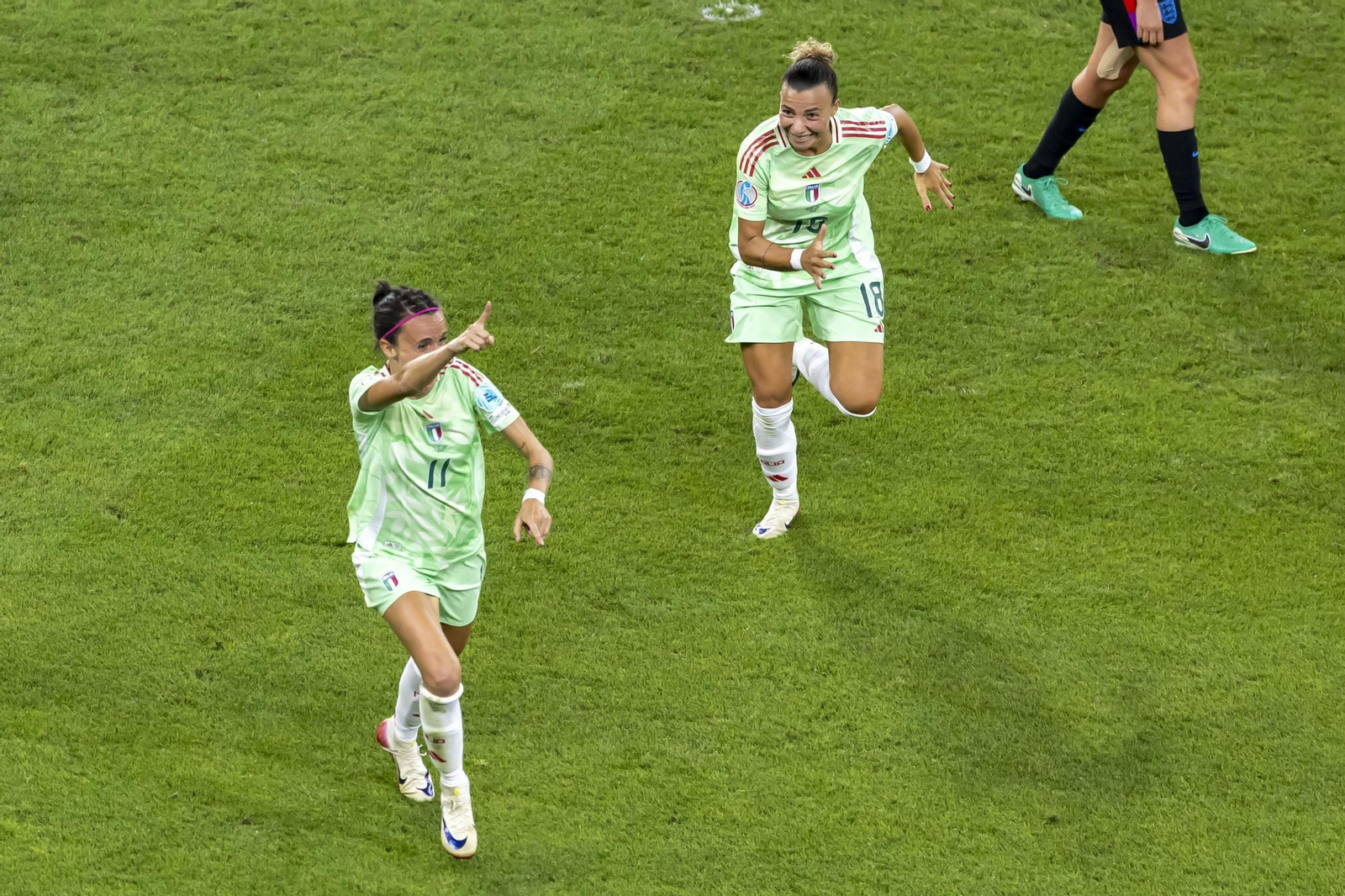 Las imágenes del Inglaterra-Italia