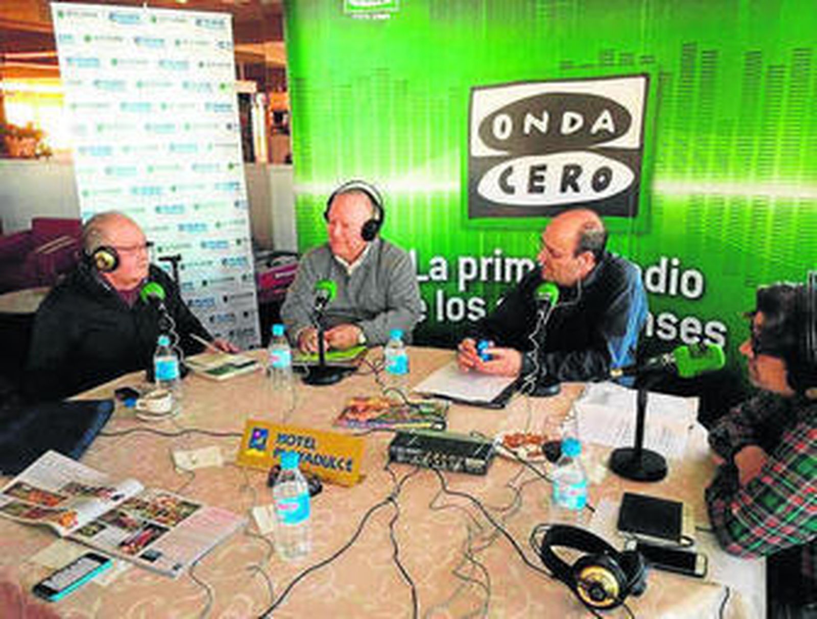 Julio Alfredo Egea, Paco Moncada, Juanjo del Arco y José Luis Villalobos.