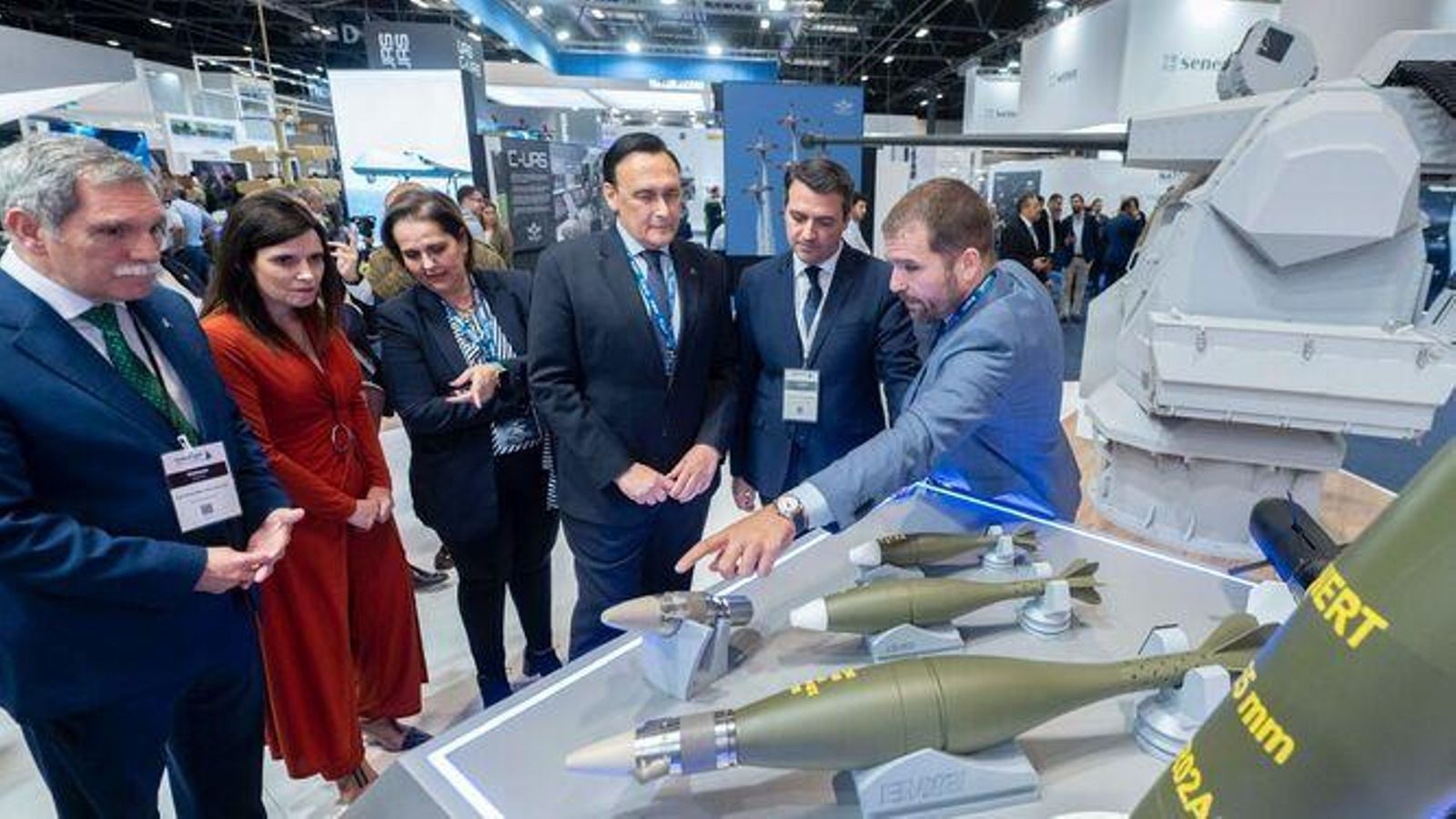 La empresa Escribano Mechanical & Engineering en la Feria de Defensa.