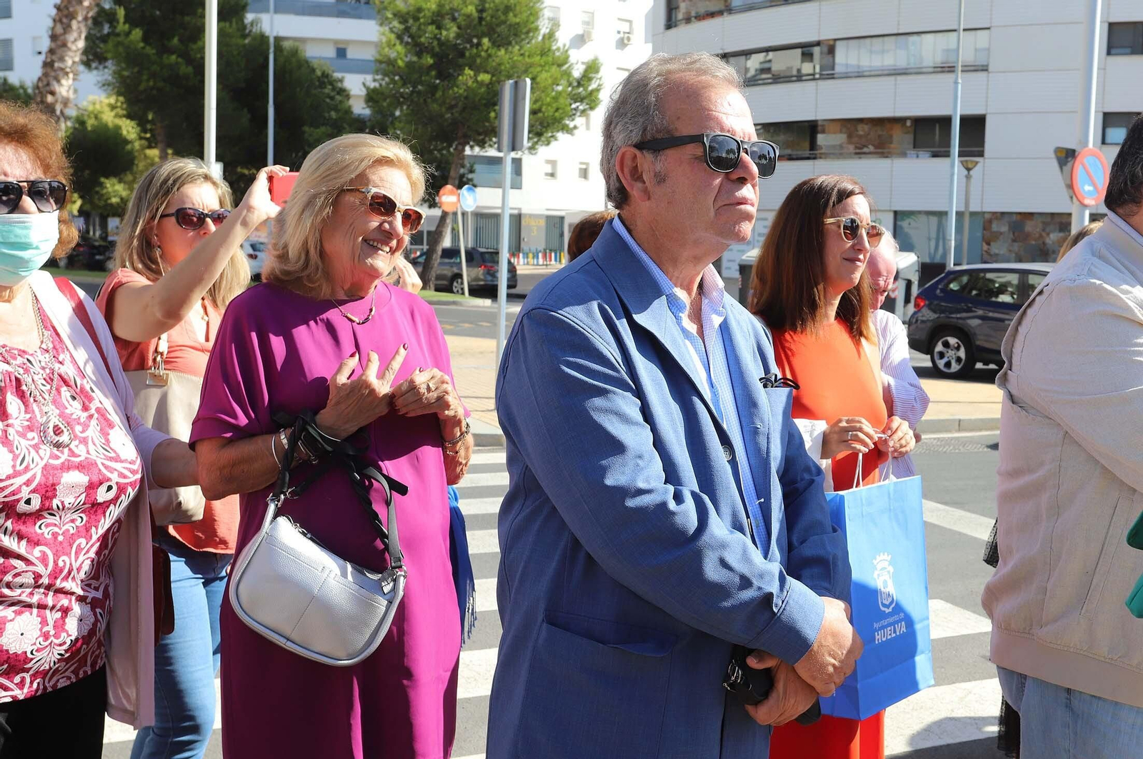 La Glorieta 'Arquitecto José Pablo Vázquez Hierro' ya luce descubierta en Huelva