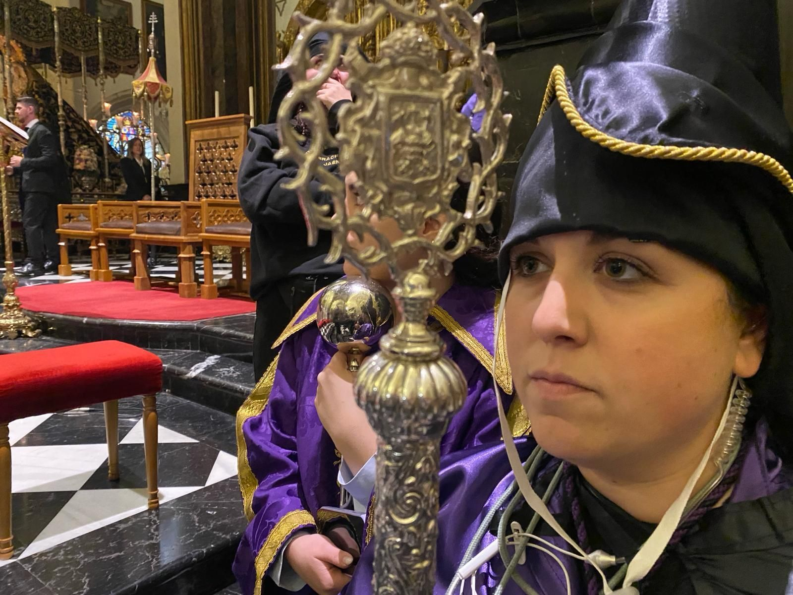 En imágenes: Primera suspensión en la tarde del Jueves Santo