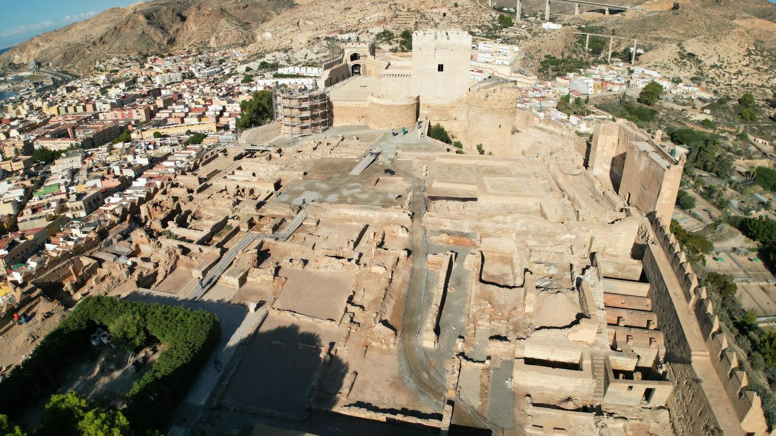 Interior de la Alcazaba de Almería.