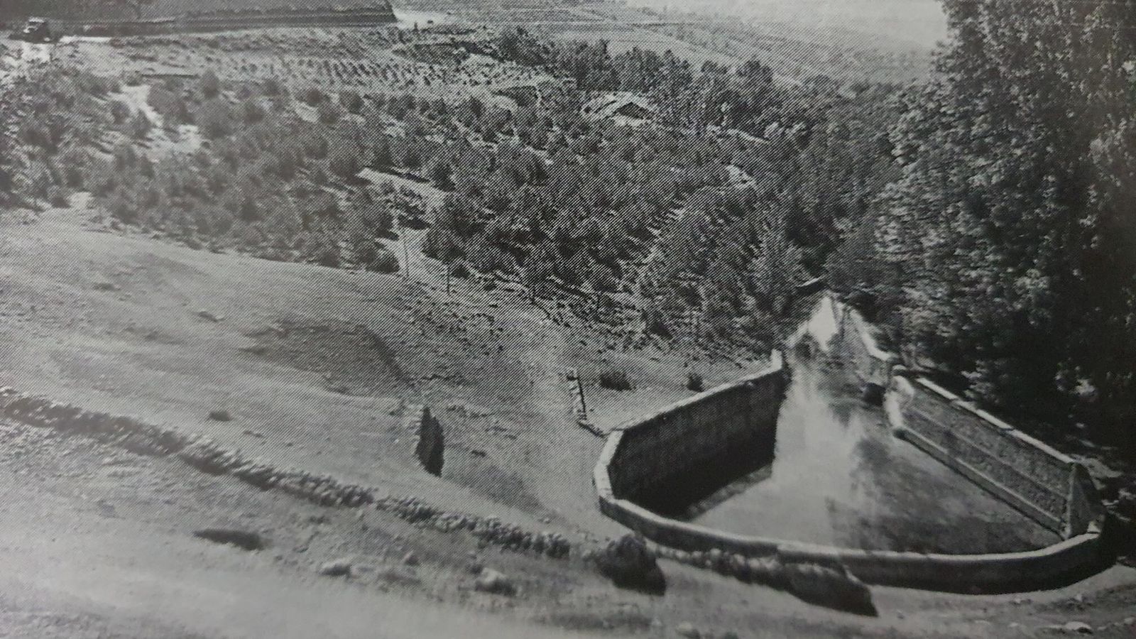 Imagen de Fuente Grande en 1955 hecha por Penón.