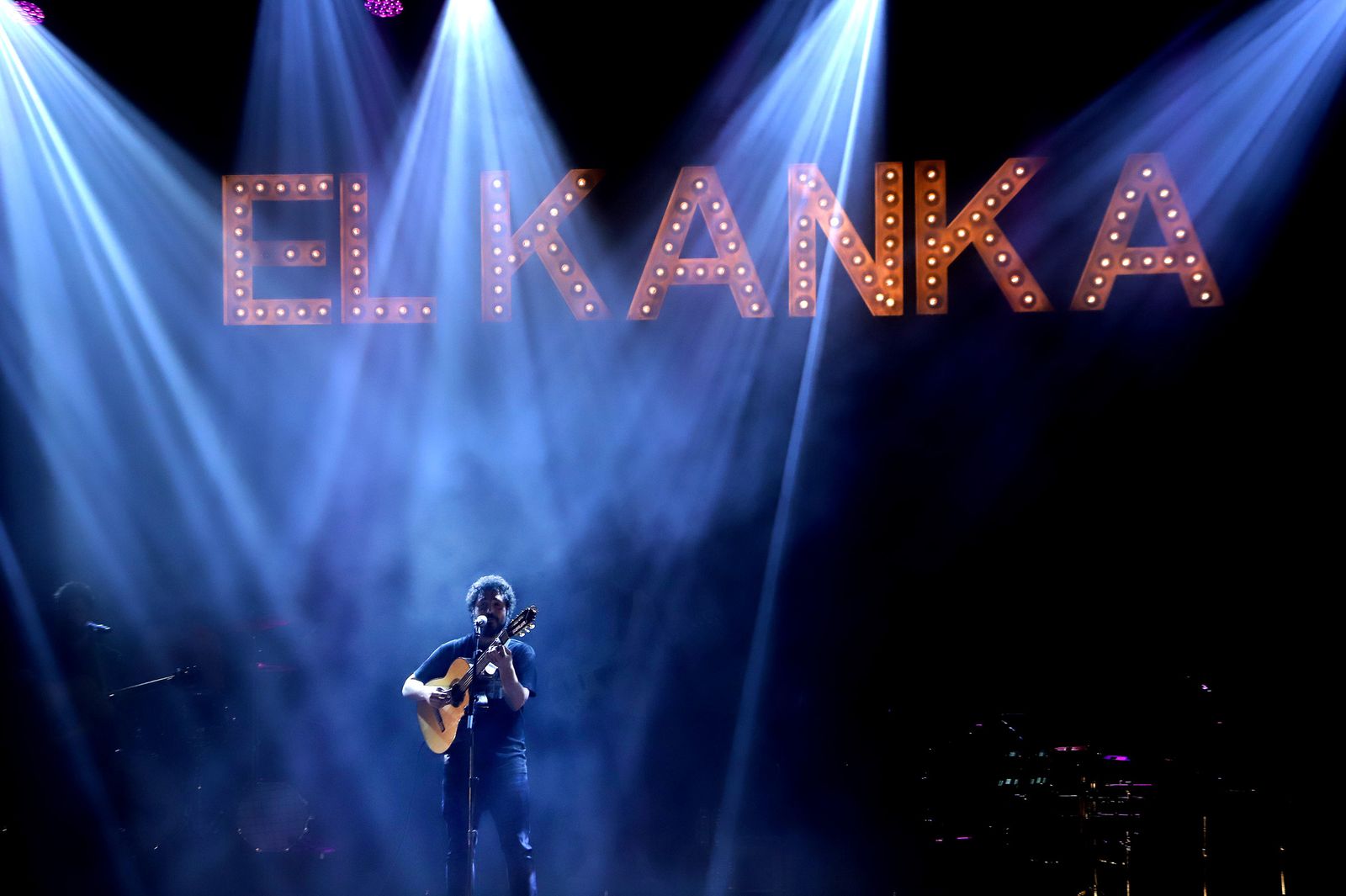 Un momento del concierto de El Kanka, este viernes en el Teatro Villamarta.