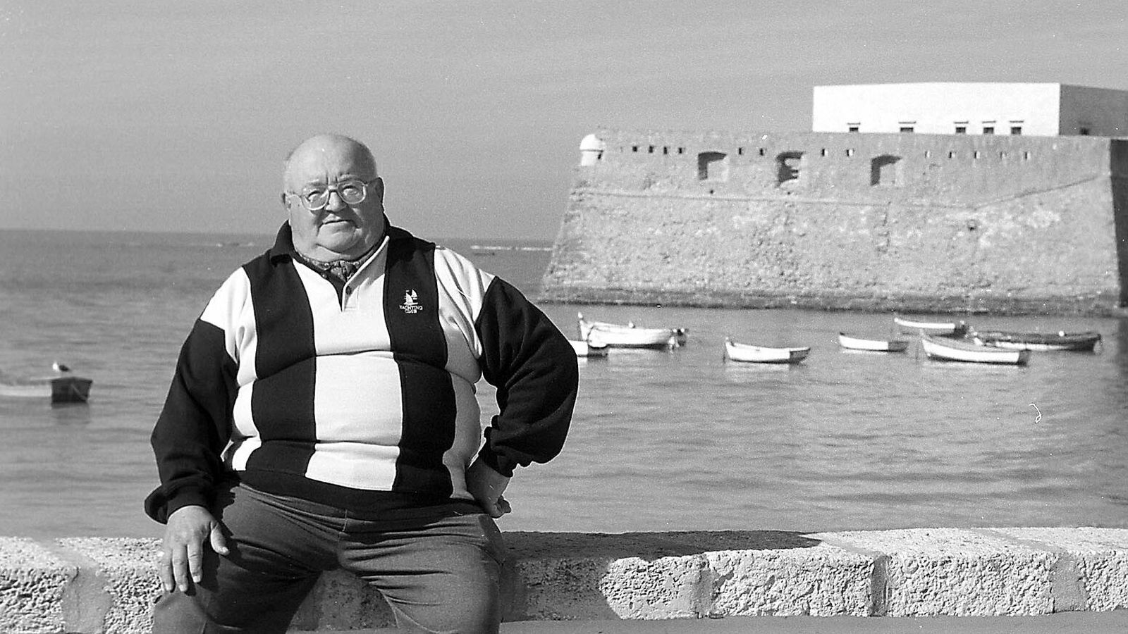 Pepón de Cádiz, ante su playa de La Caleta