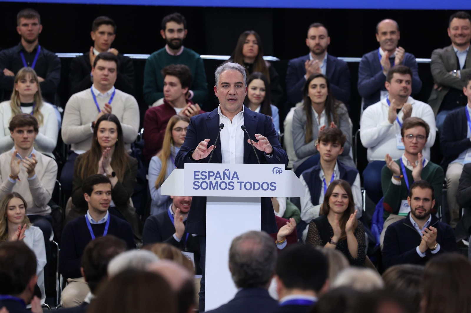 El vicesecretario del PP Elías Bendodo, en la clausura del encuentro de alcaldes del PP el pasado fin de semana en Valladolid. El vicesecretario del PP Elías Bendodo, en la clausura del encuentro de alcaldes del PP el pasado fin de semana en Valladolid.