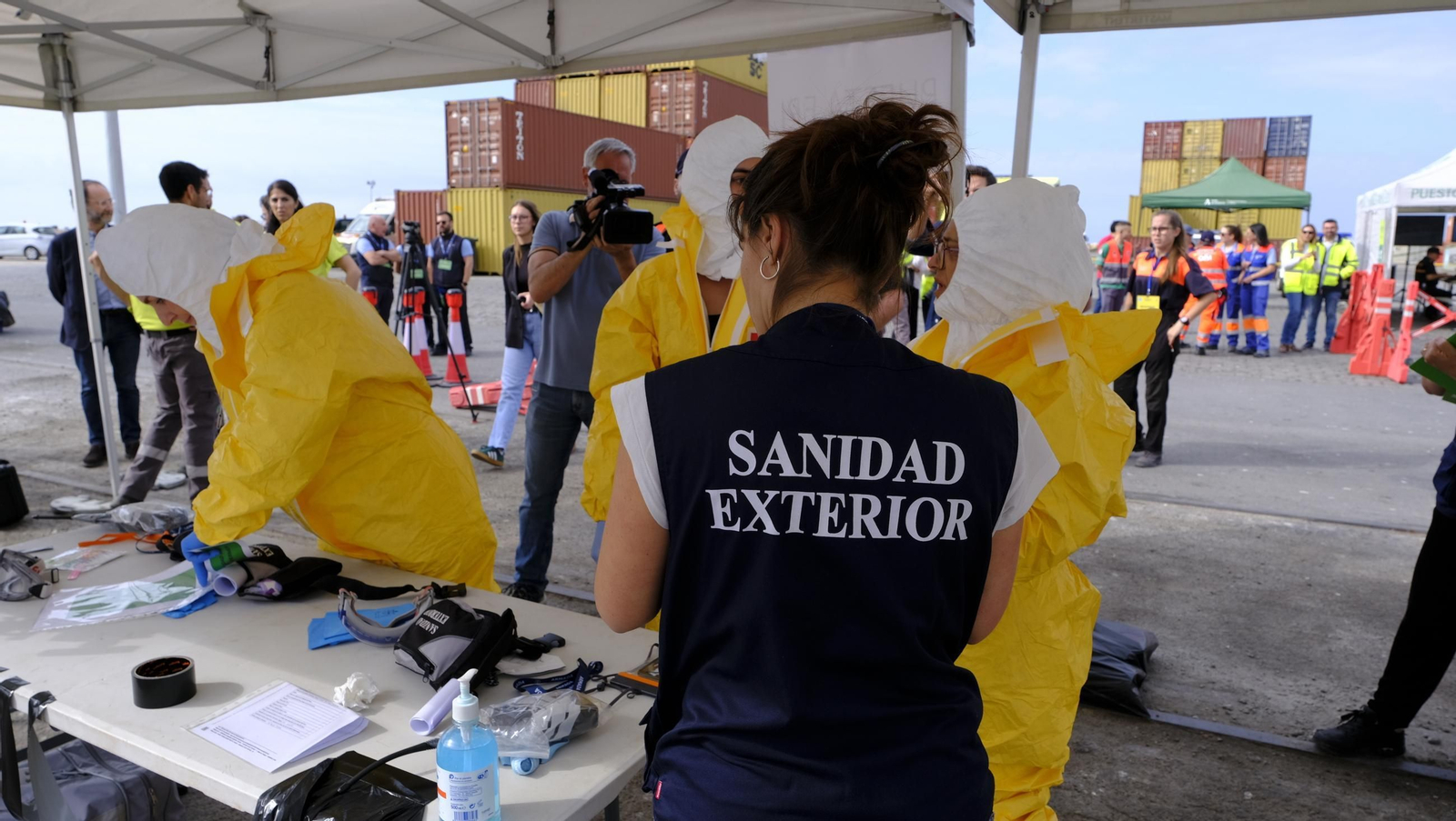 Ejercicio Marsec25 simulacro, en el Puerto de Almería, en imágenes