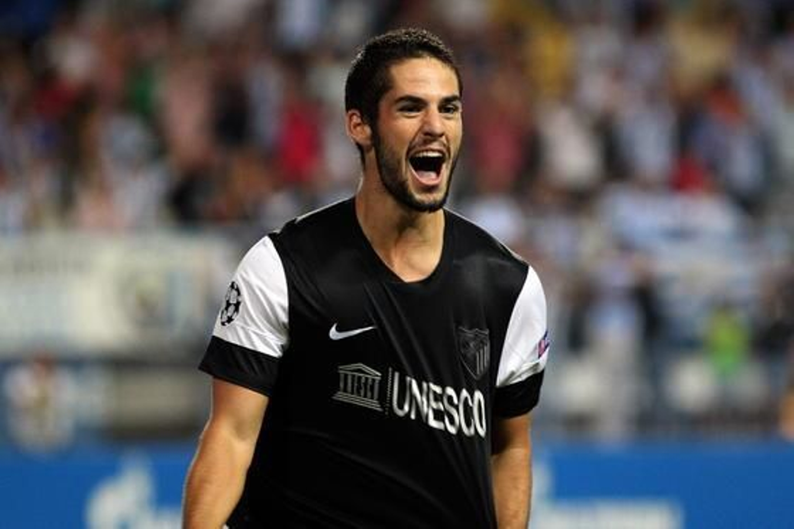 El estreno soñado del Málaga en la Champions, en fotos 

Foto: EFE