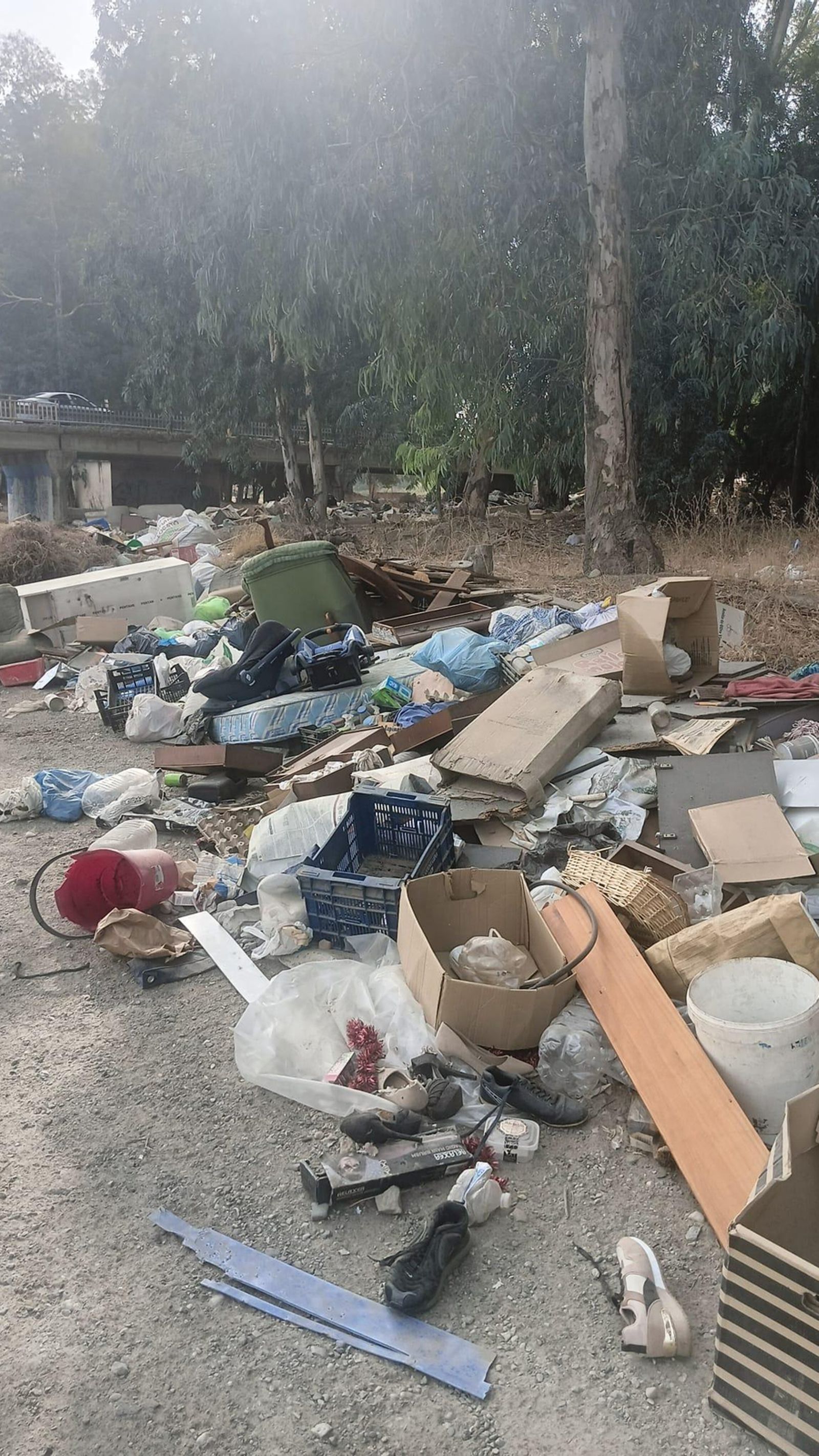 Los vertiduos denunciados por los vecinos.