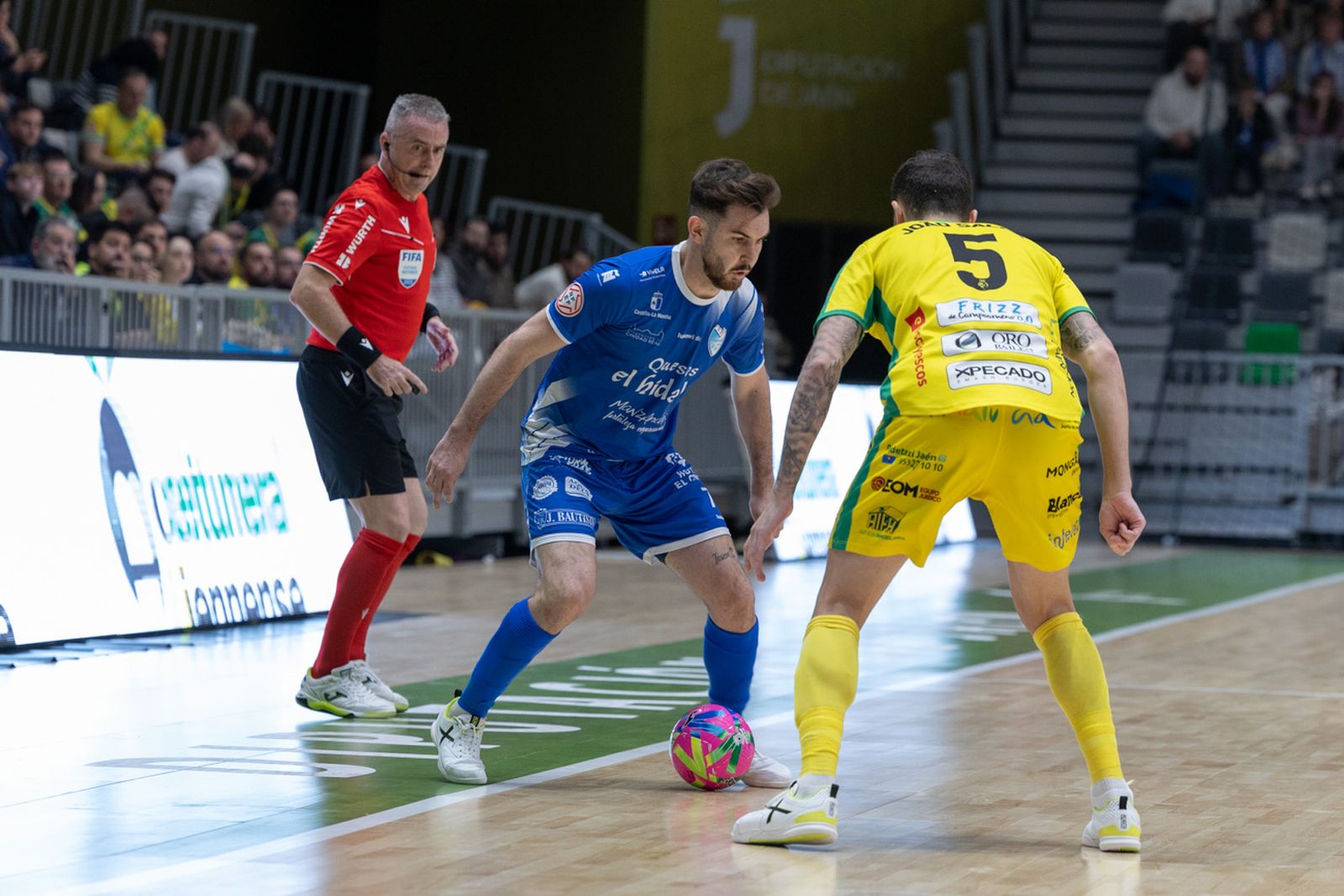 La victoria copera del Jaén FS sobre Quesos El Hidalgo Manzanares