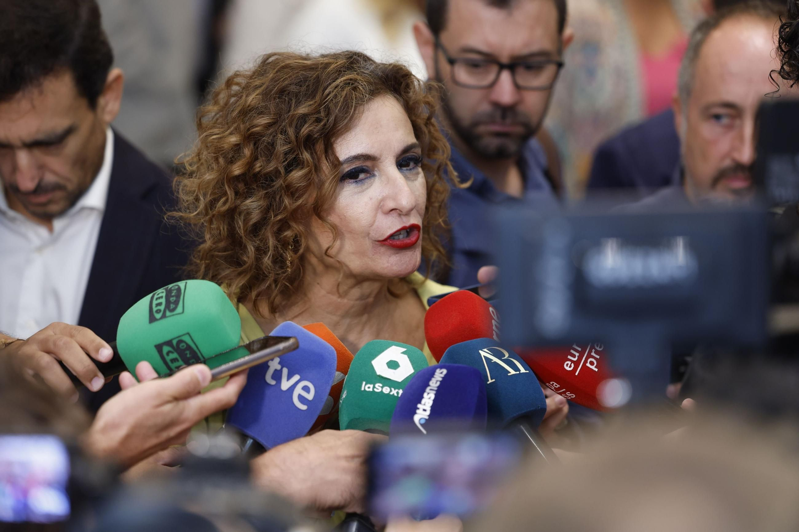 La vicepresidenta y ministra de Hacienda, María Jesús Montero.