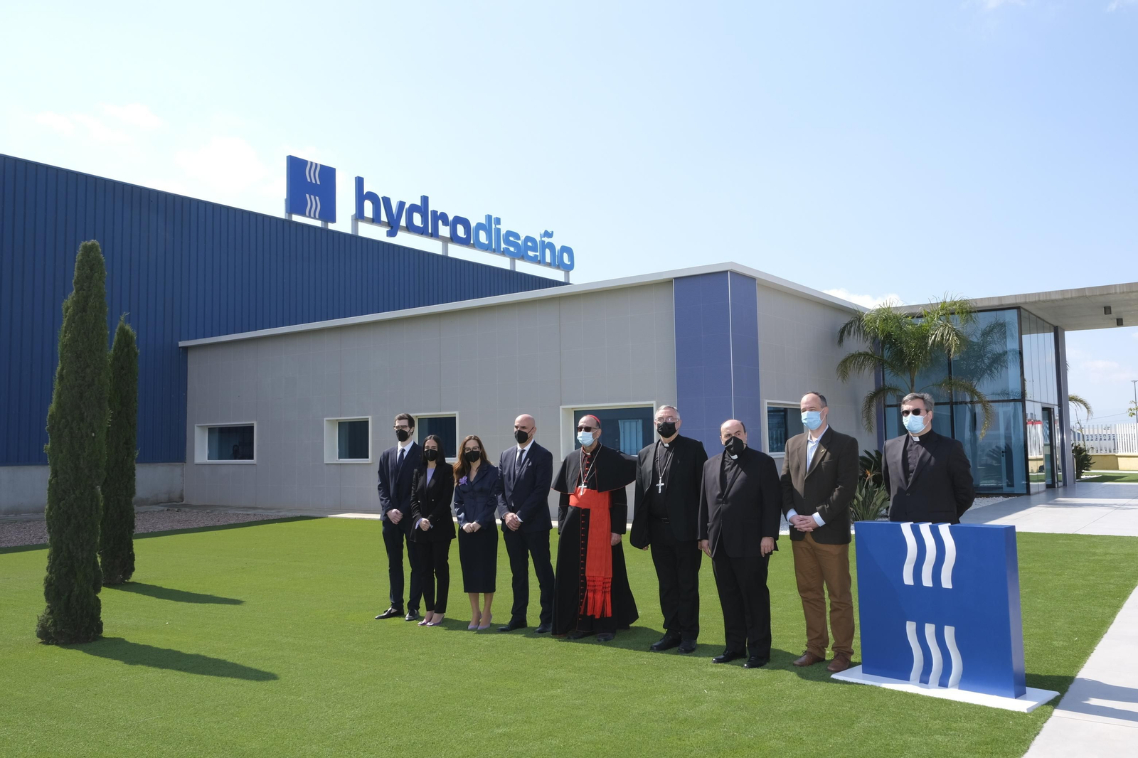 Bendición de las instalaciones de Hydrodiseño, en Huércal Overa (Almería)
