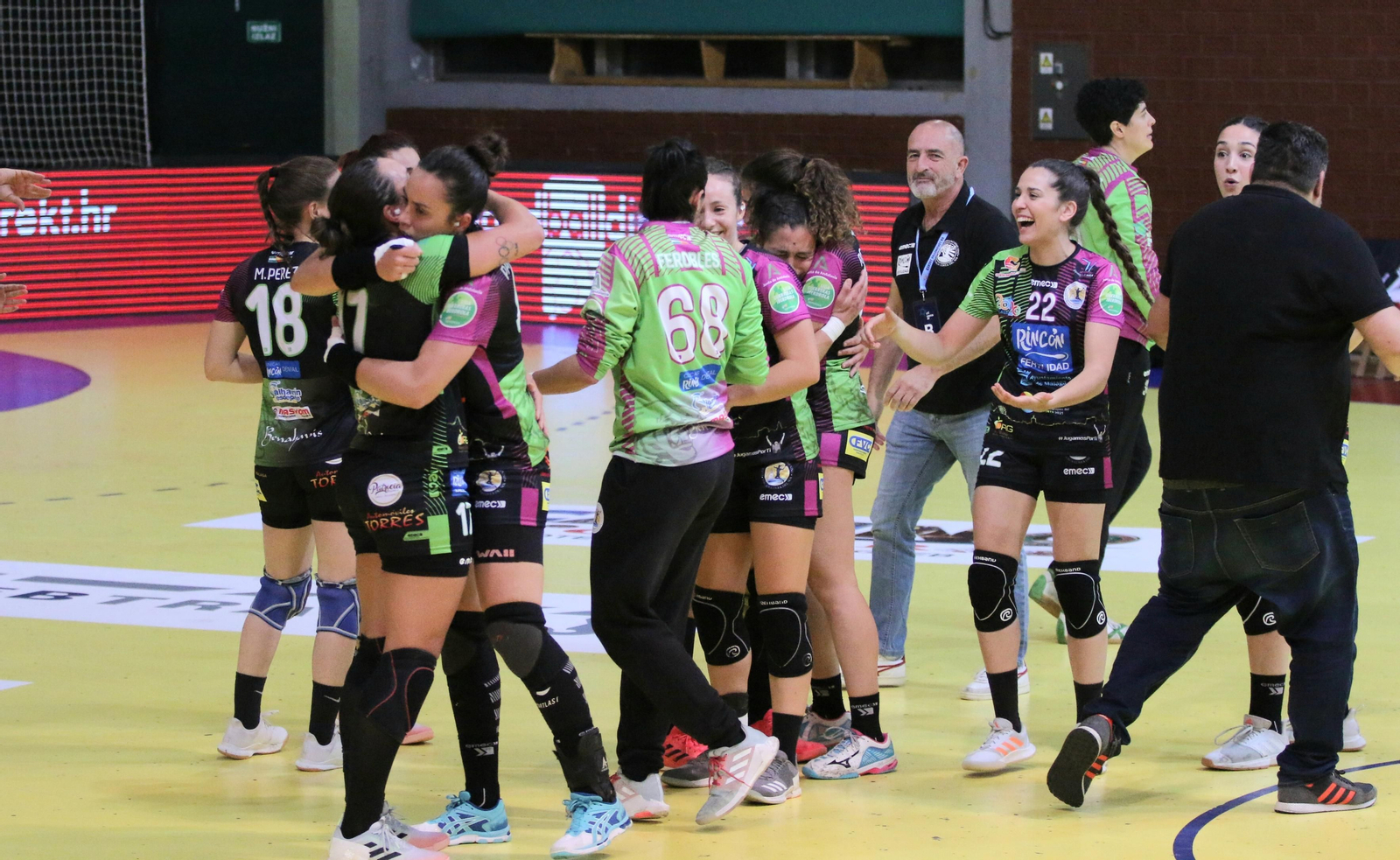 Alegría desbordada en Zagreb