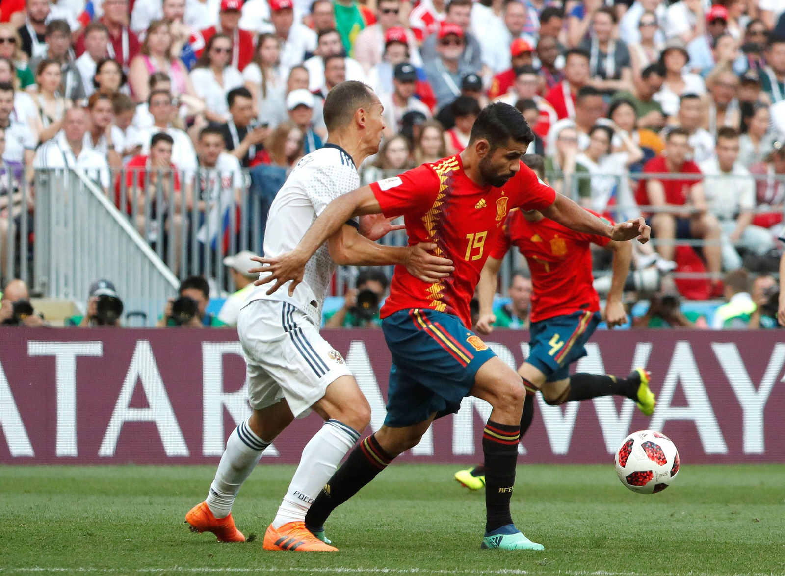 Las imágenes del España-Rusia