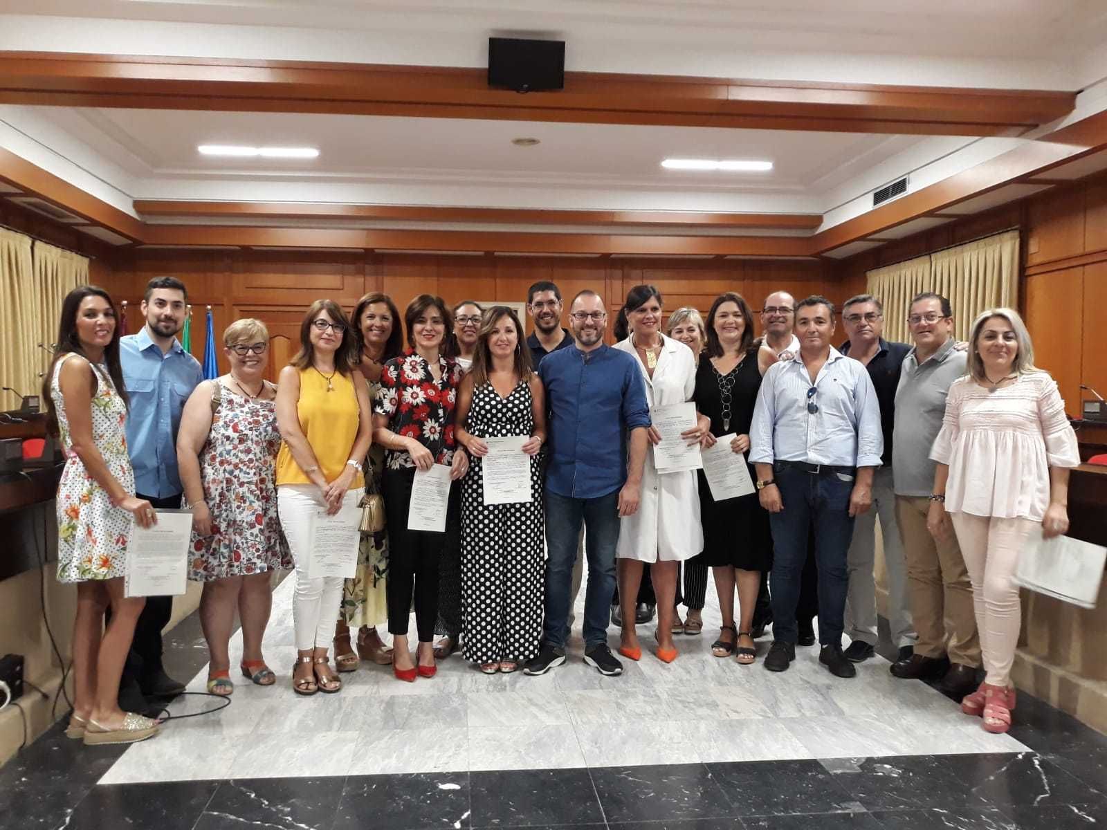 Toma de posesión de nuevos funcionarios en el Ayuntamiento de la capital cordobesa.