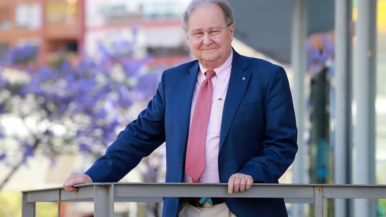 El profesor y científico Juan Pérez Mercader en una visita reciente a Huelva.