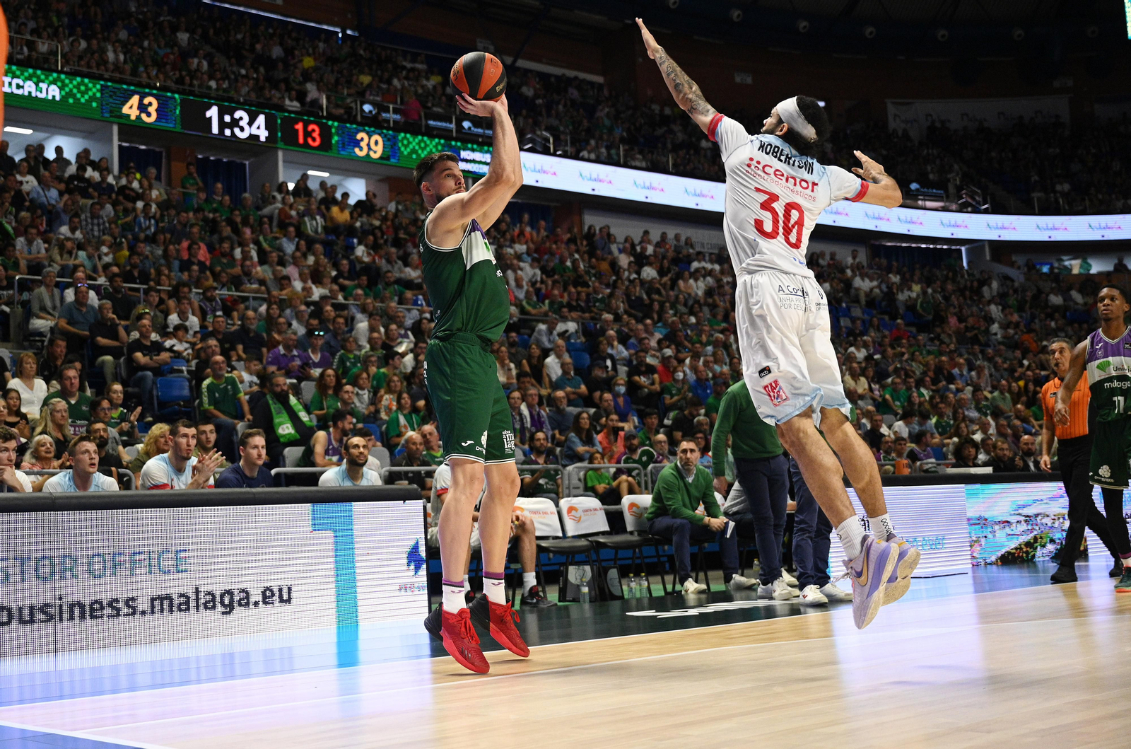 El Unicaja-Obradoiro, en fotos
