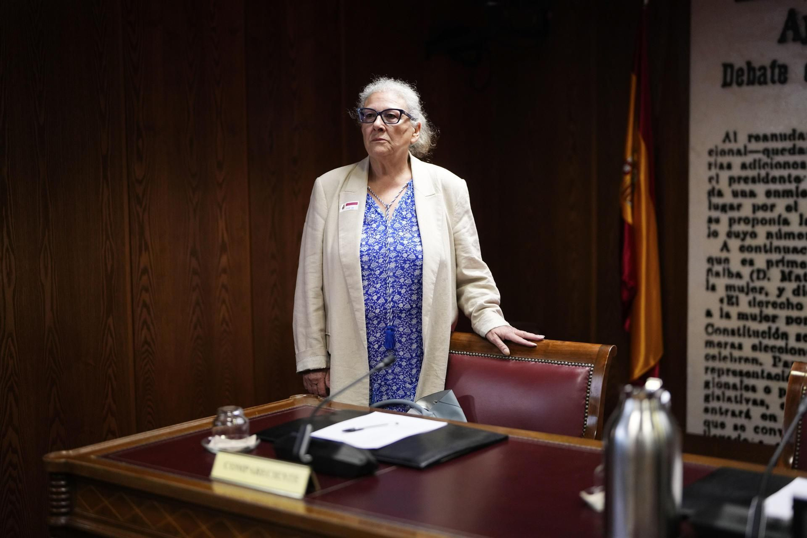 La empresaria que dijo que dio dinero en Ferraz lo ratifica en el Senado pero sin declarar.