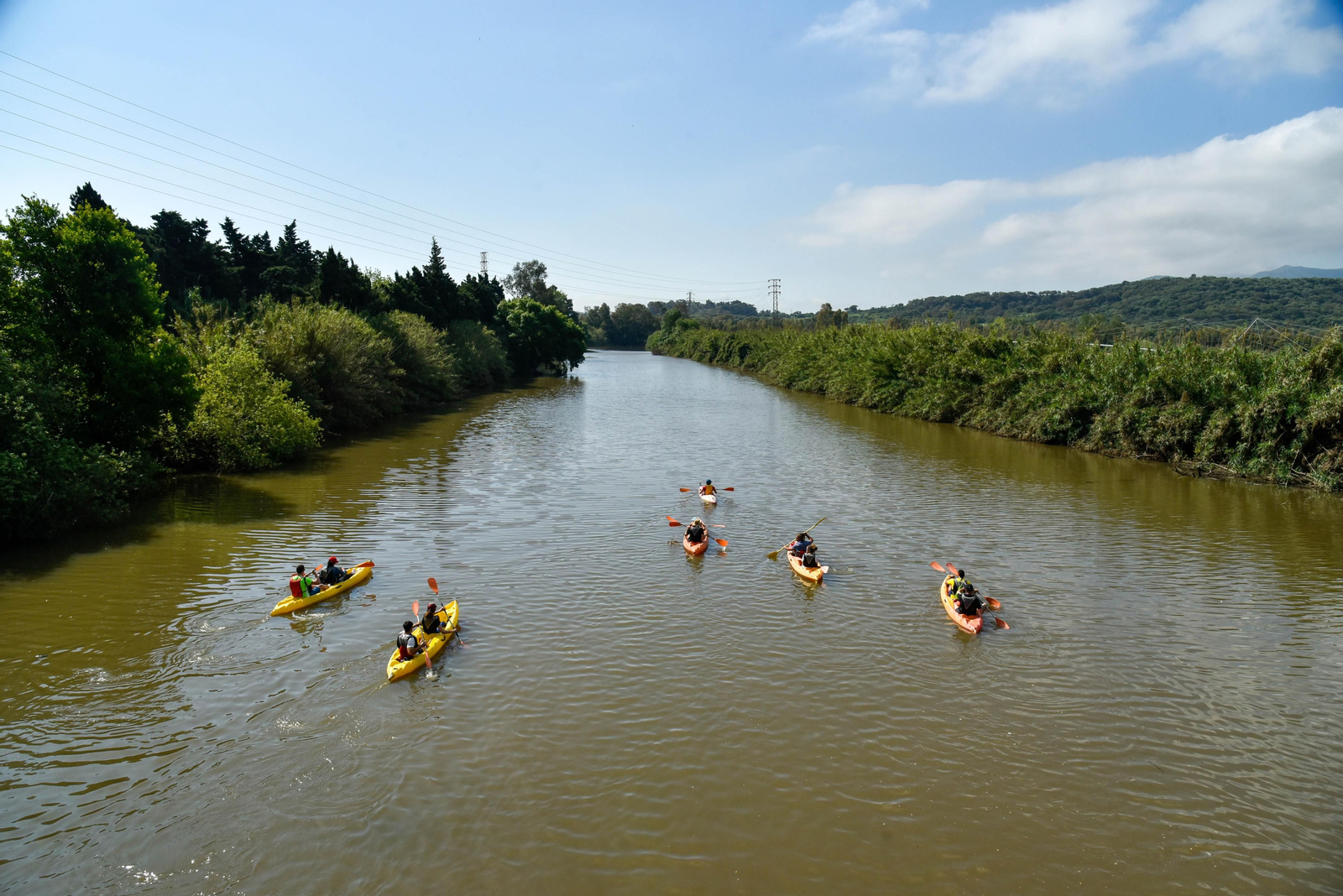 Ruta en kayak por el río Palmones.