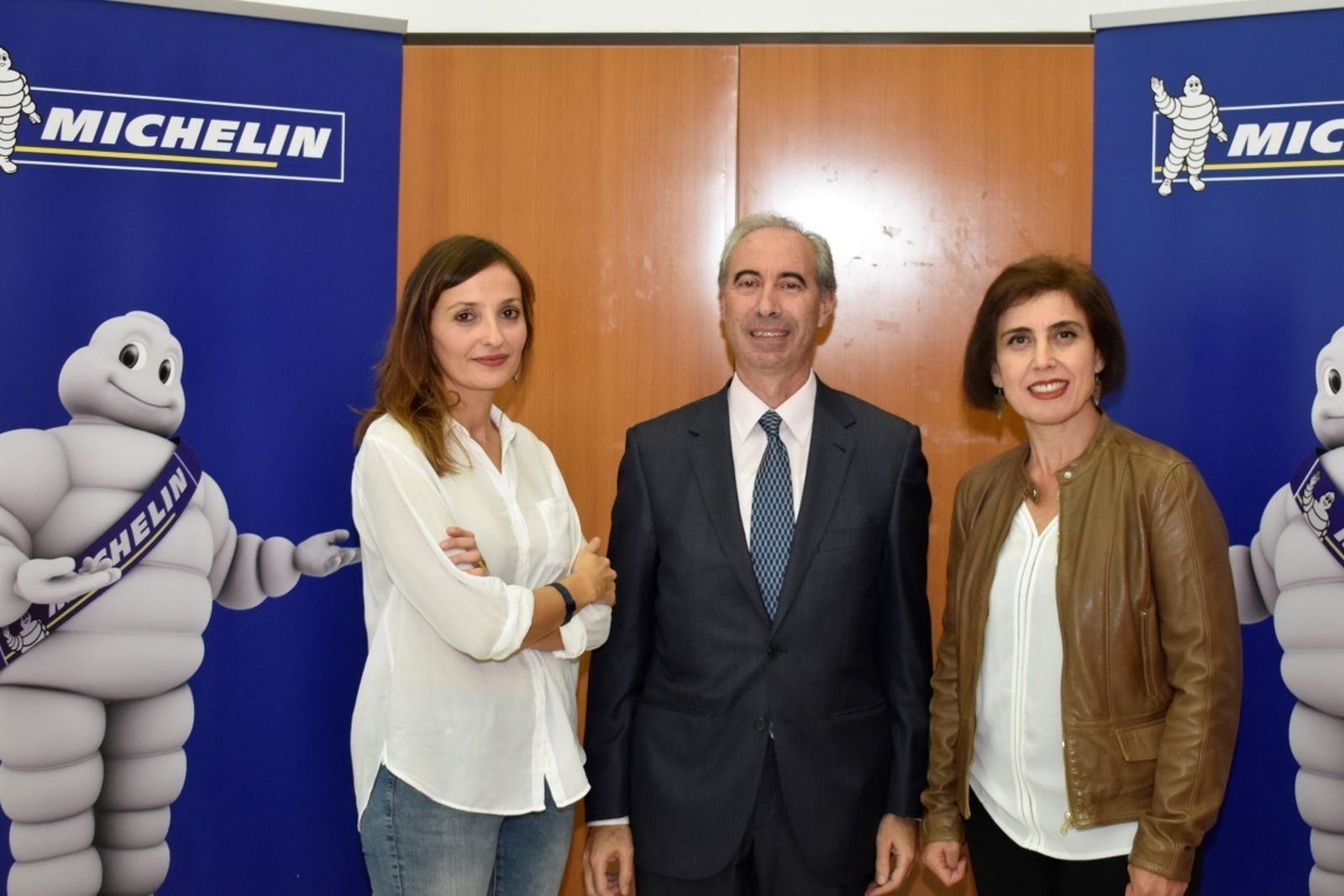 Isabel Craviotto, Javier Deleyto y Pilar Barroso.