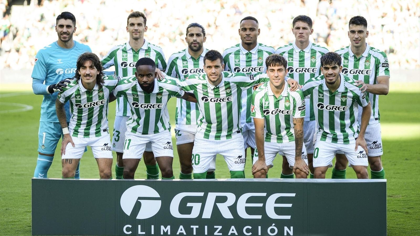 El once que sacó Manuel Pellegrini el pasado domingo ante el Espanyol