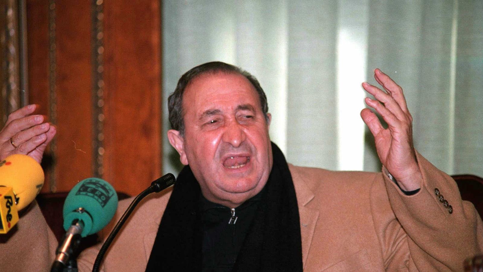 Jesús Gil, cuando alternaba la presidencia del Atlético con la alcaldía marbellí