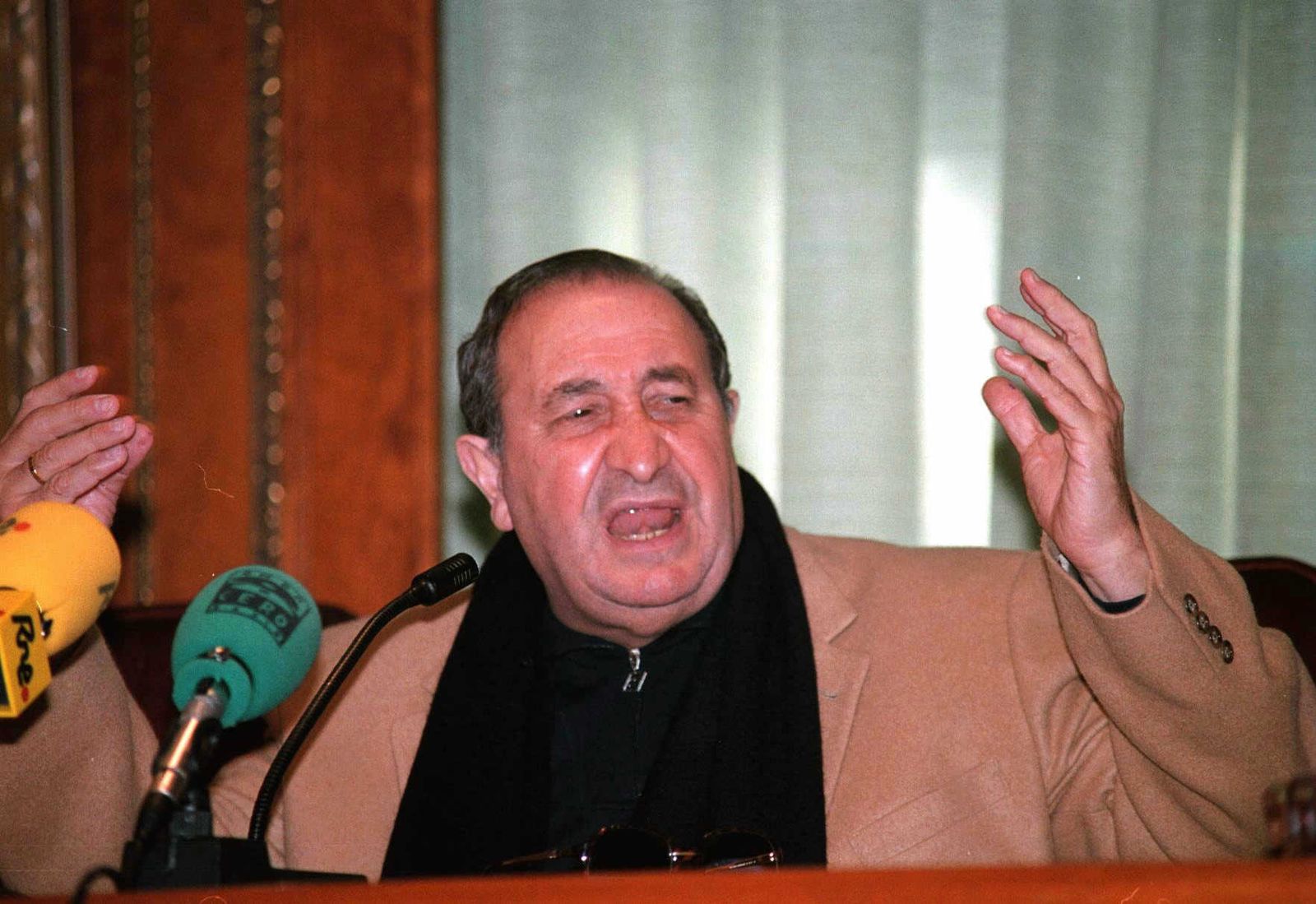 Jesús Gil, cuando alternaba la presidencia del Atlético con la alcaldía marbellí