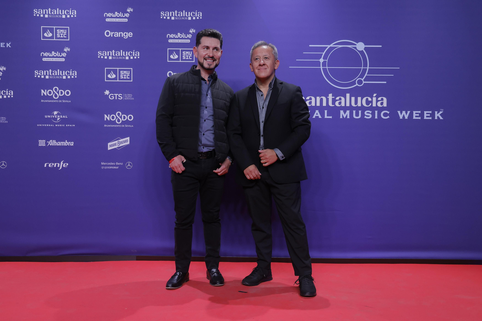 Famosos y artistas en la alfombra roja de la gala del flamenco en los 'Santalucía Universal Music Week'