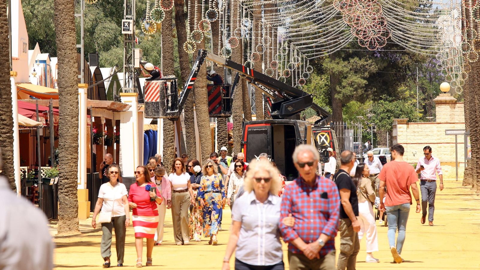 Sábado de Feria y alumbrado en Jerez