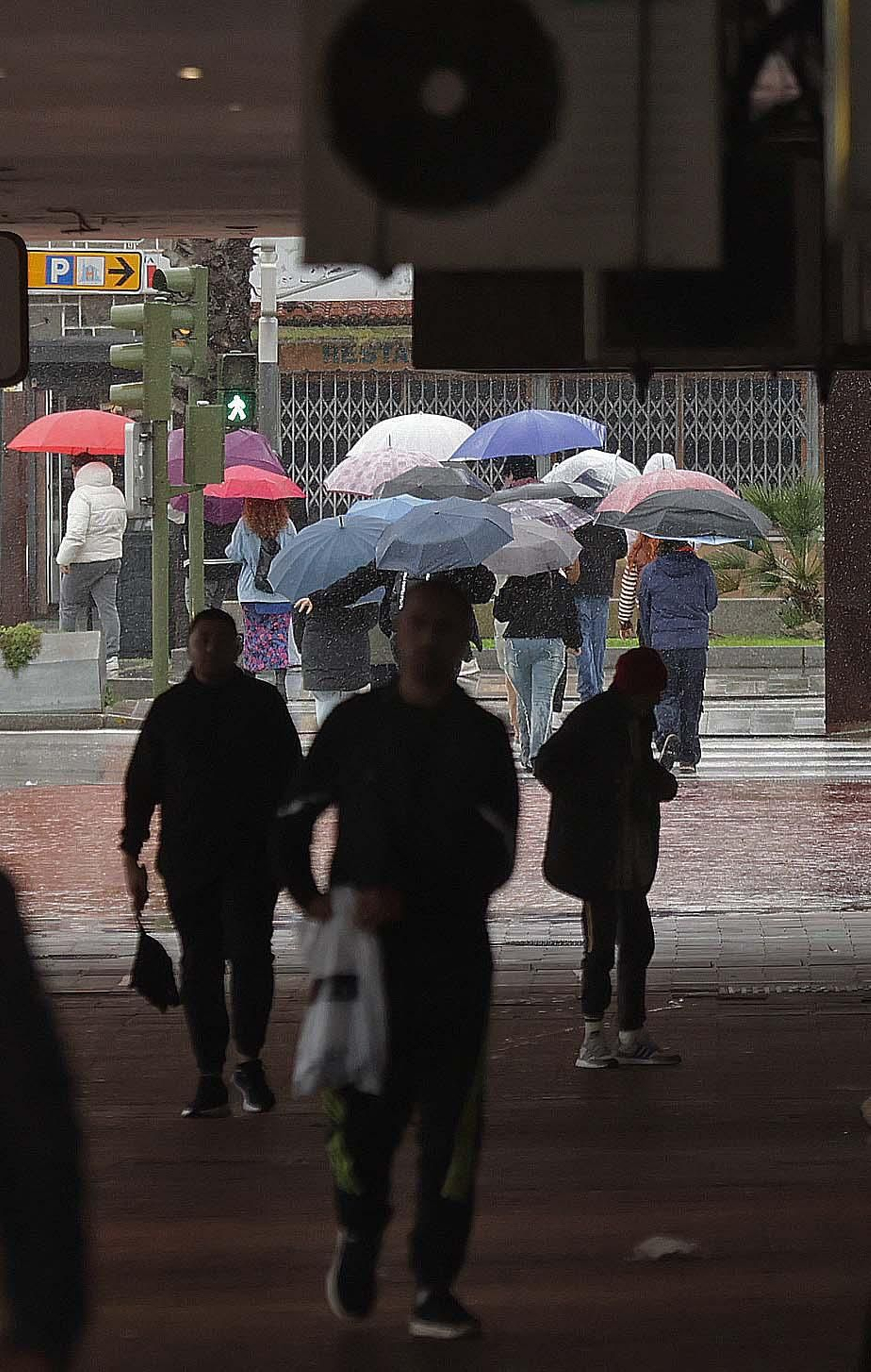 Fotos de la borrasca Laurence a su paso por Algeciras