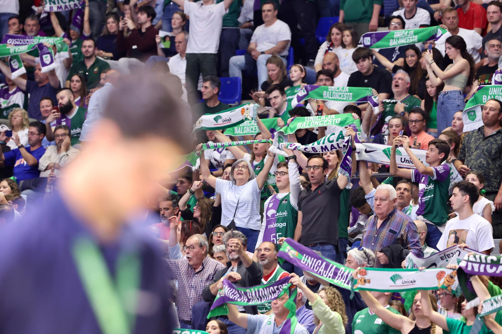 Búscate en las gradas del Carpena en el Unicaja-Baskonia