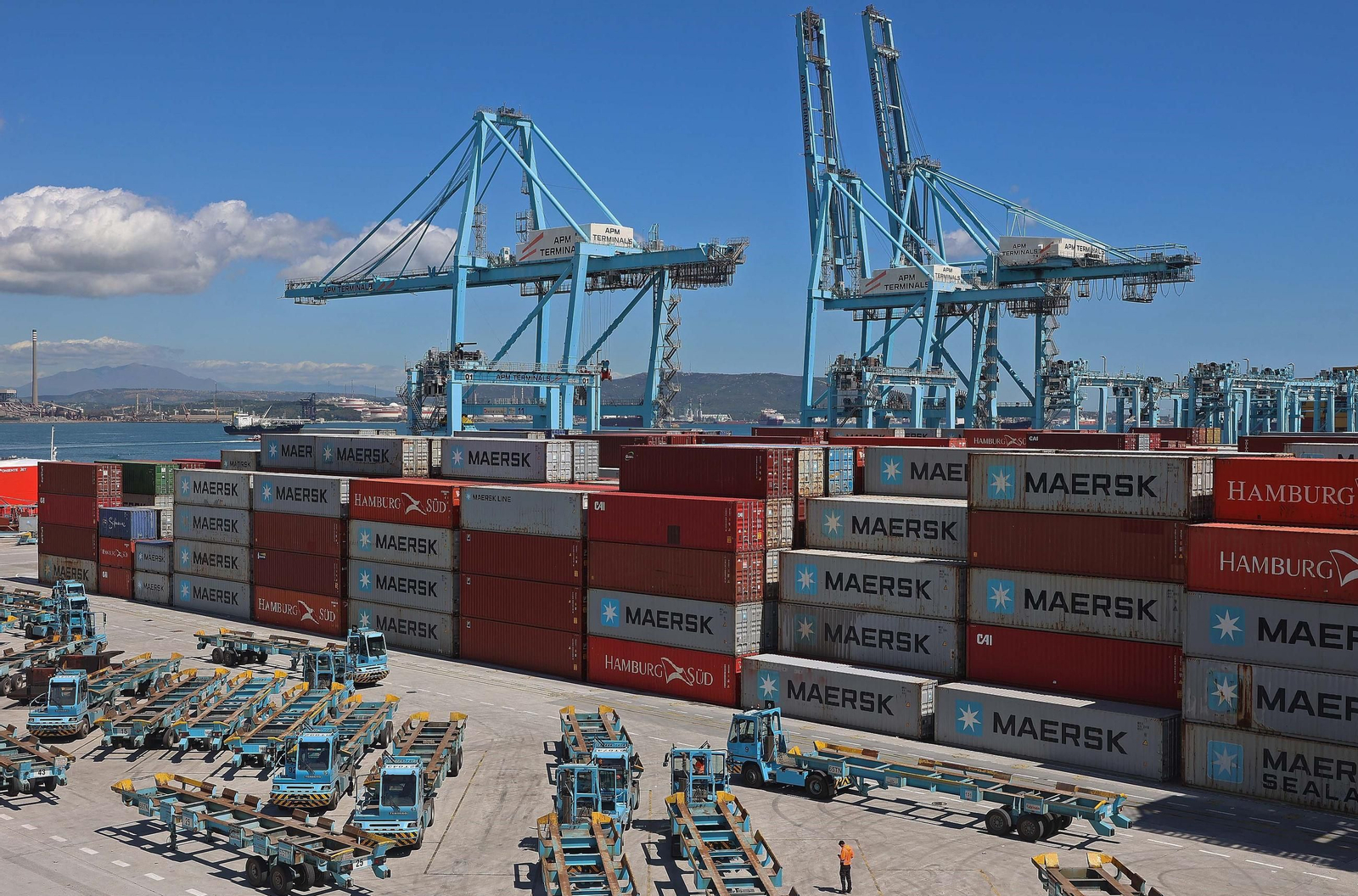 Contenedores en APM Terminals Algeciras