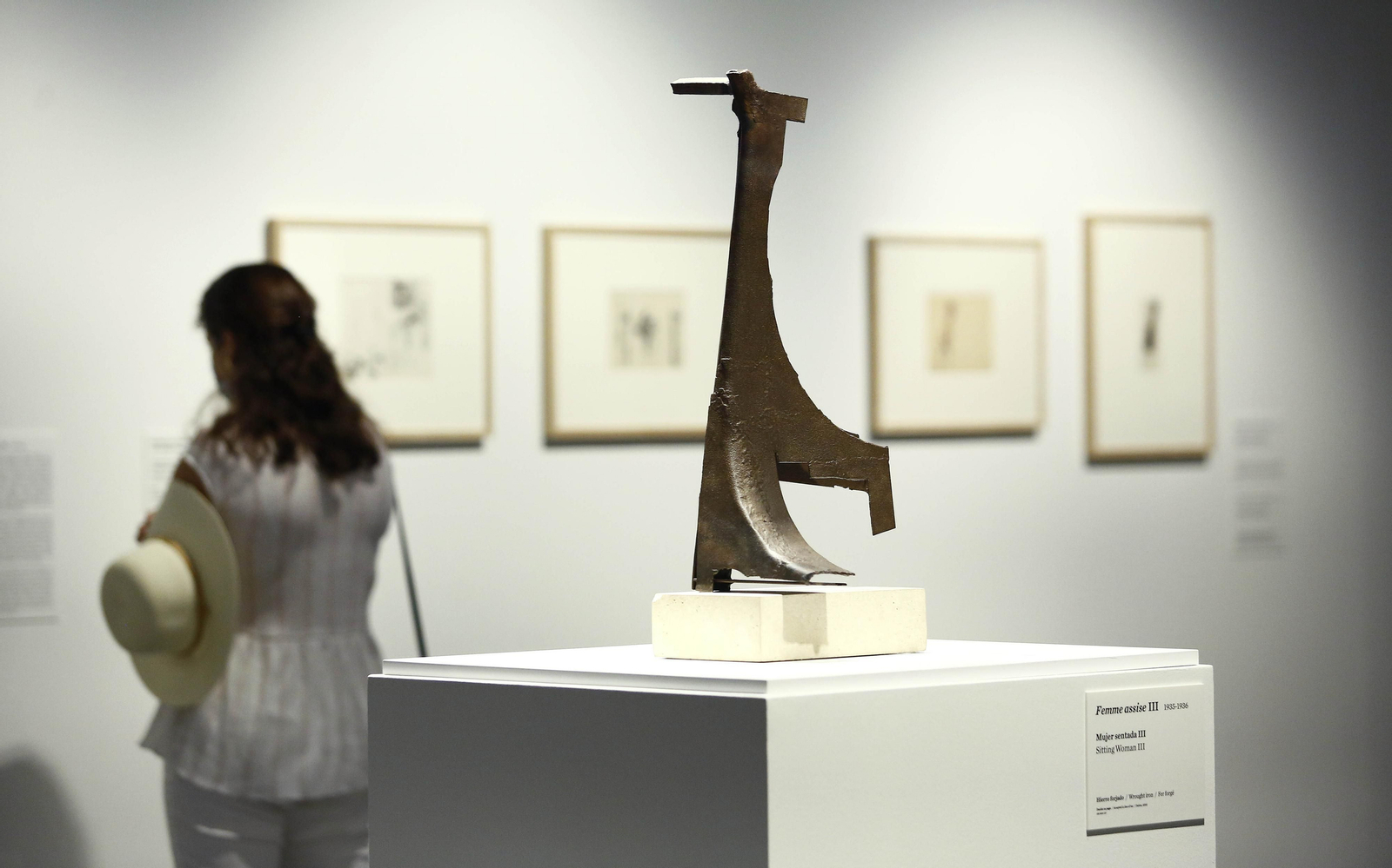 Fotos de la exposición 'Julio González' en el Pompidou de Málaga