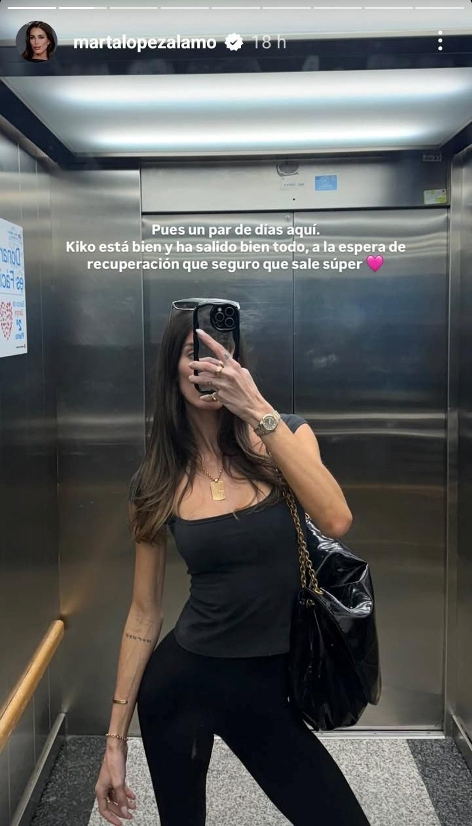 Marta López ha actualizado el estado de salud de su marido tras la intervención quirúrgica.