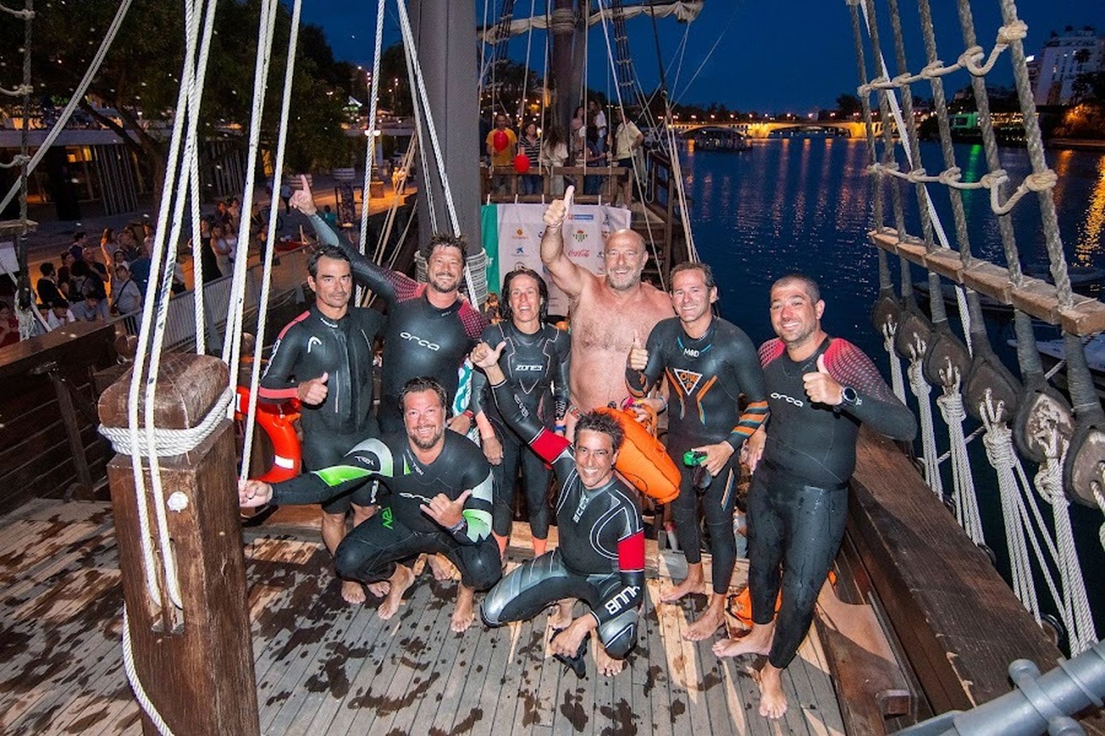 Triatlón a lo largo del Guadalquivir a beneficio de la Fundación Vicente Ferrer