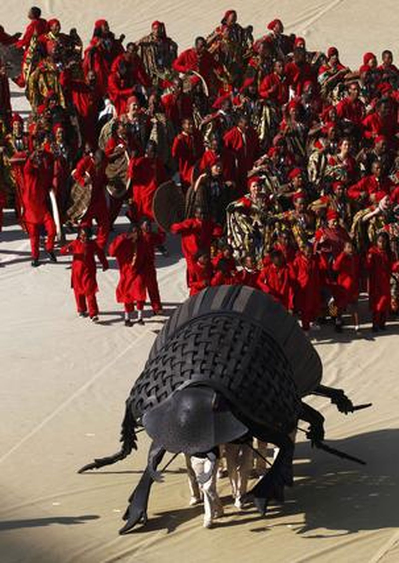 Una fiesta de música y color abre oficialmente el Mundial de Sudáfrica 2010.

Foto: Reuters
