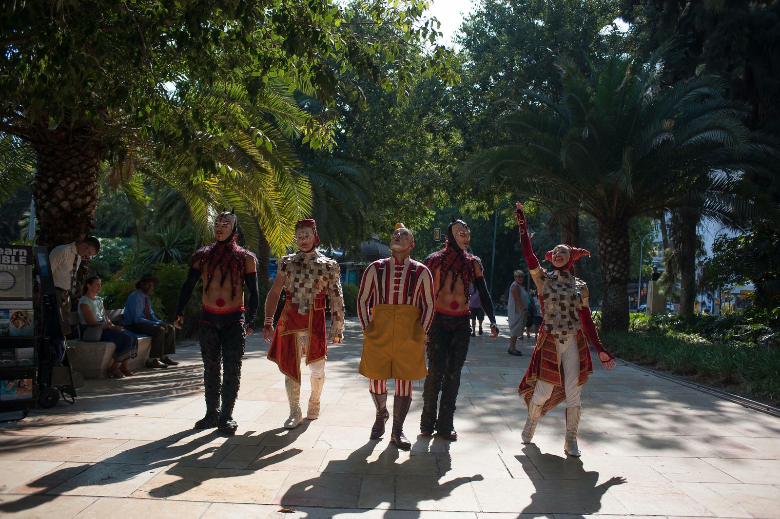 Presentación del espectáculo 'Kooza' del Circo del Sol en Málaga