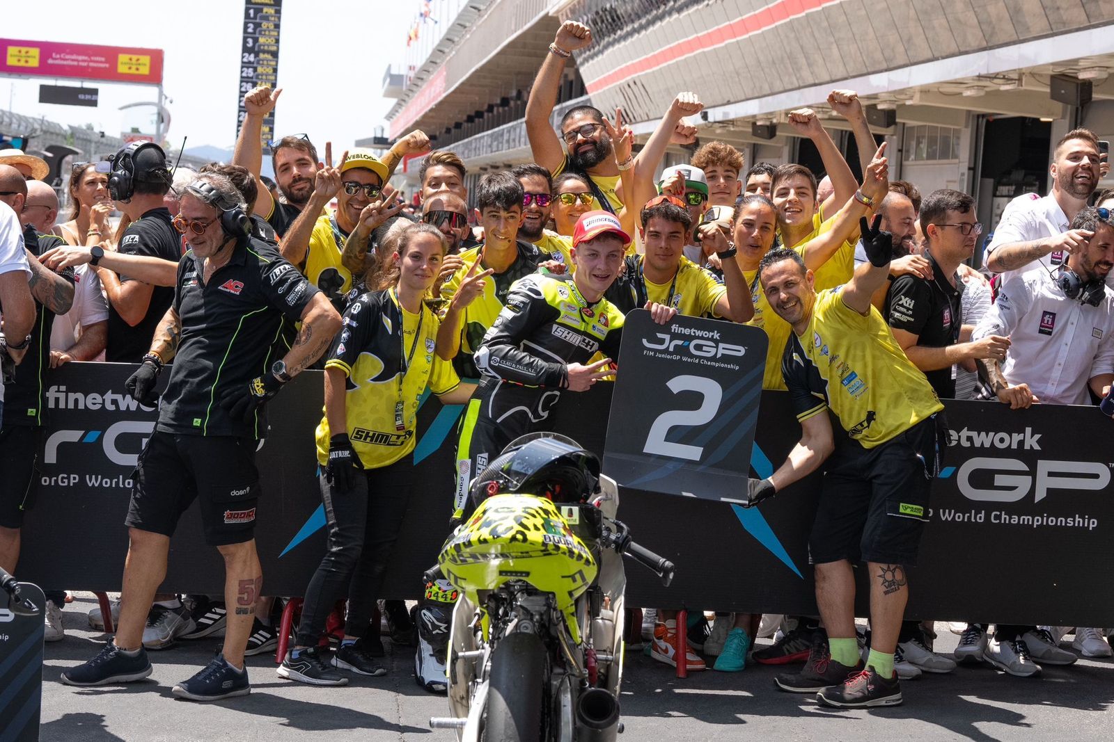 Súper Hugo Millán 44 Team tras la prueba.