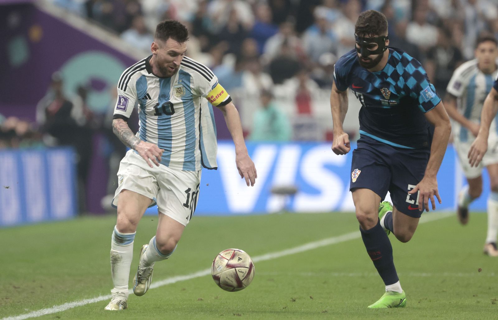 Las fotos de Messi contra Croacia