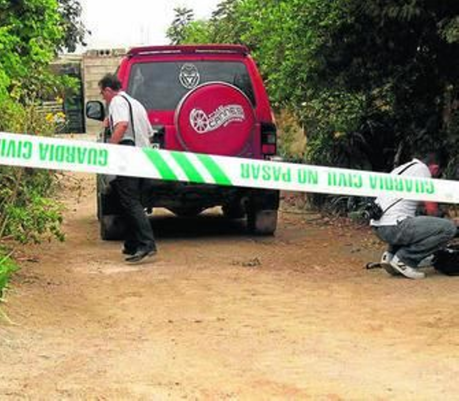 Agentes de la Policía Judicial de la Guardia Civil de Almería.