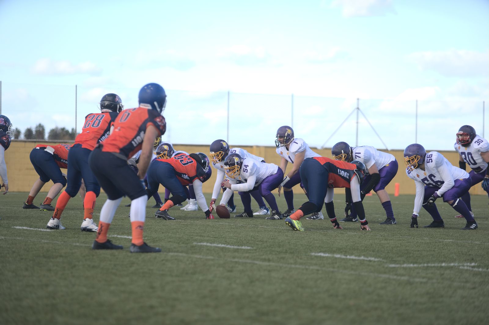 Una imagen del Sevilla Linces-Granada Lions en San Jerónimo la pasada campaña.