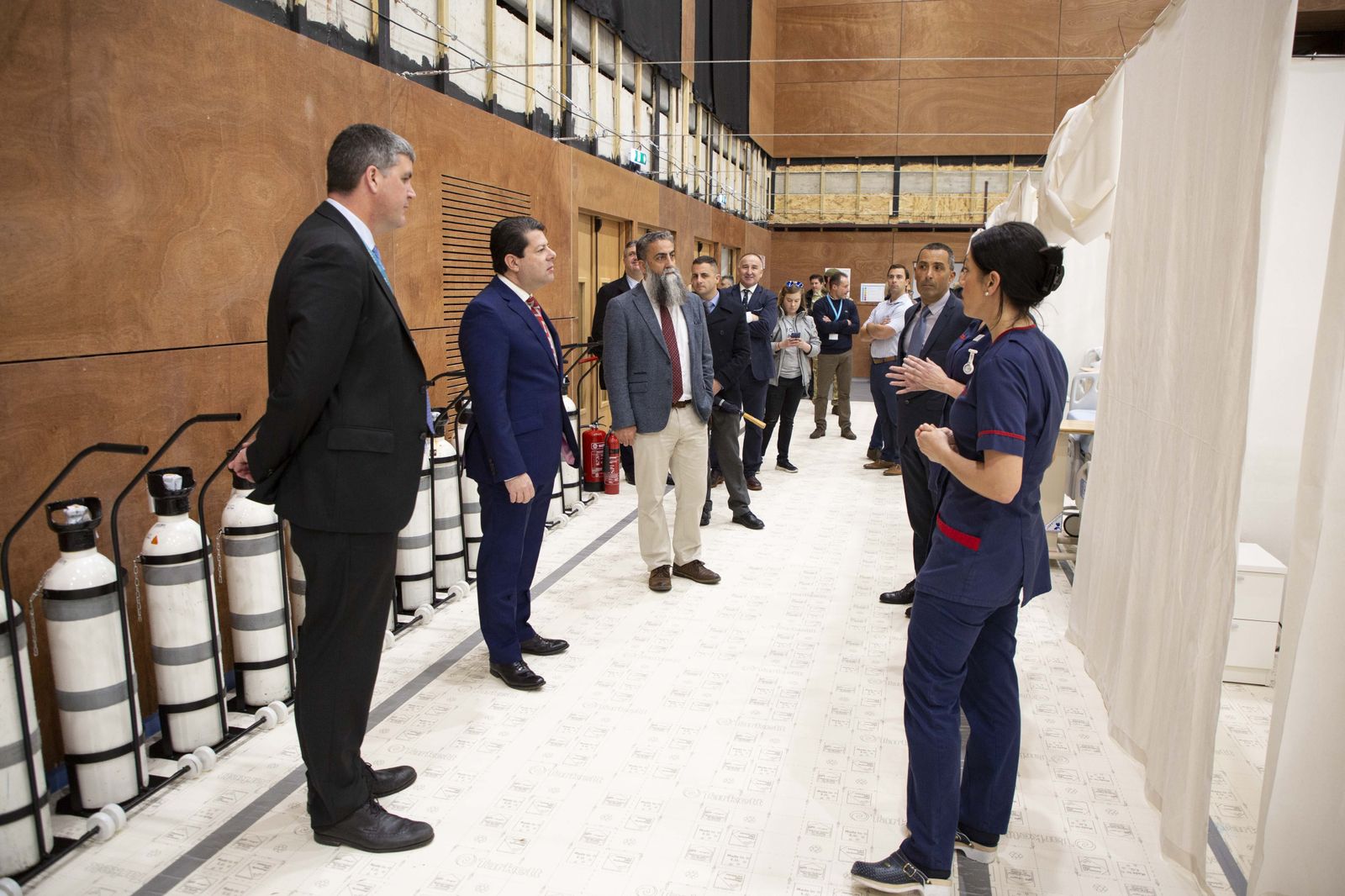 Hospital de campaña en Gibraltar