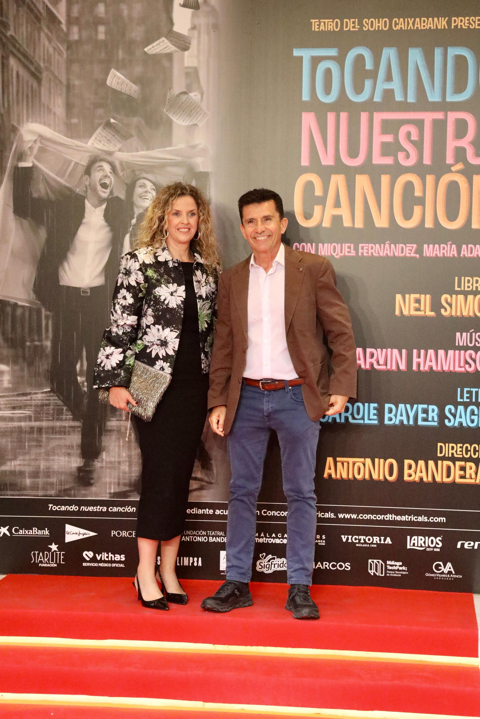 El estreno de 'Tocando nuestra canción', el nuevo musical de Antonio Banderas, en fotos