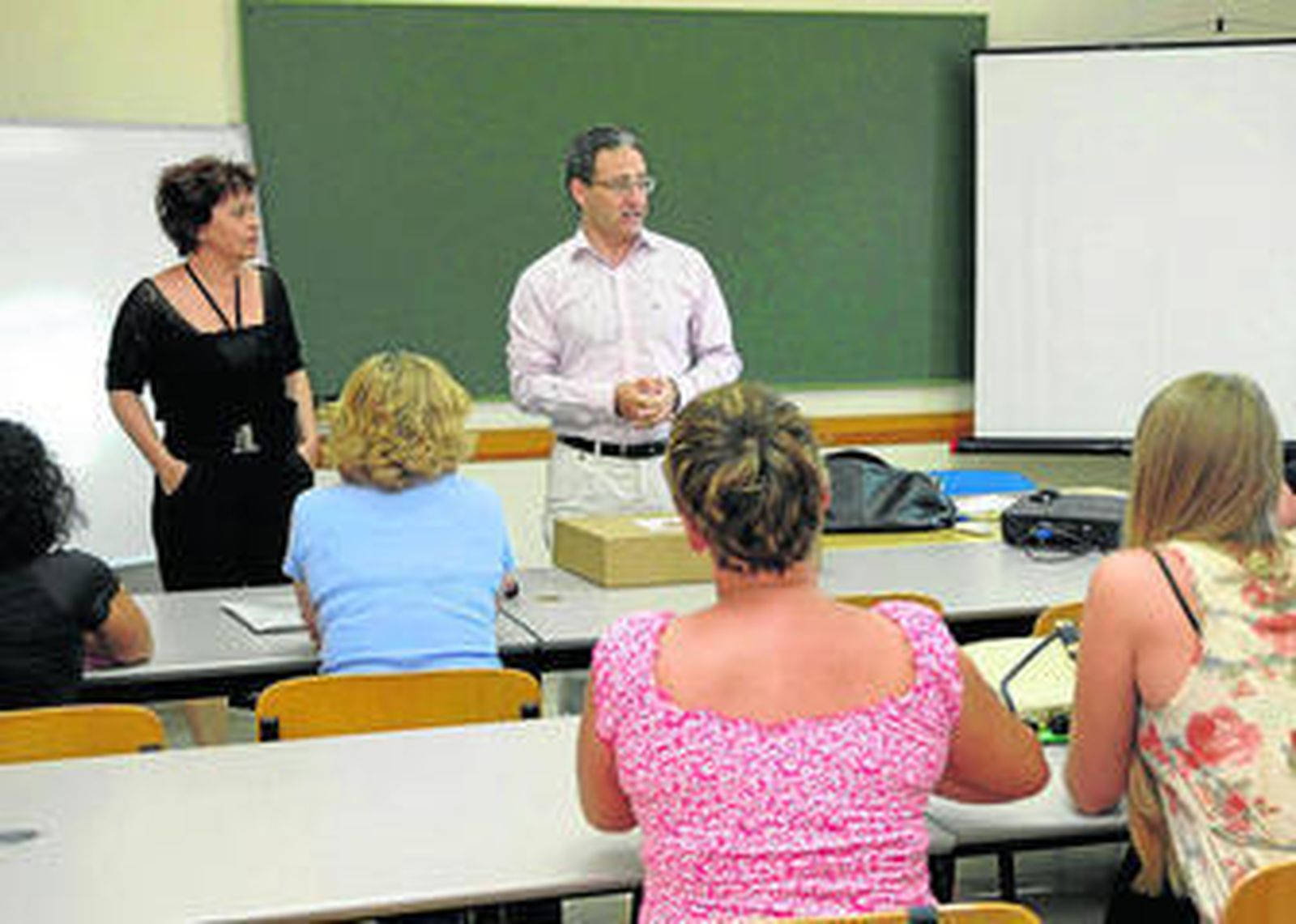 El edil de Fomento, en un curso celebrado en las instalaciones municipales.