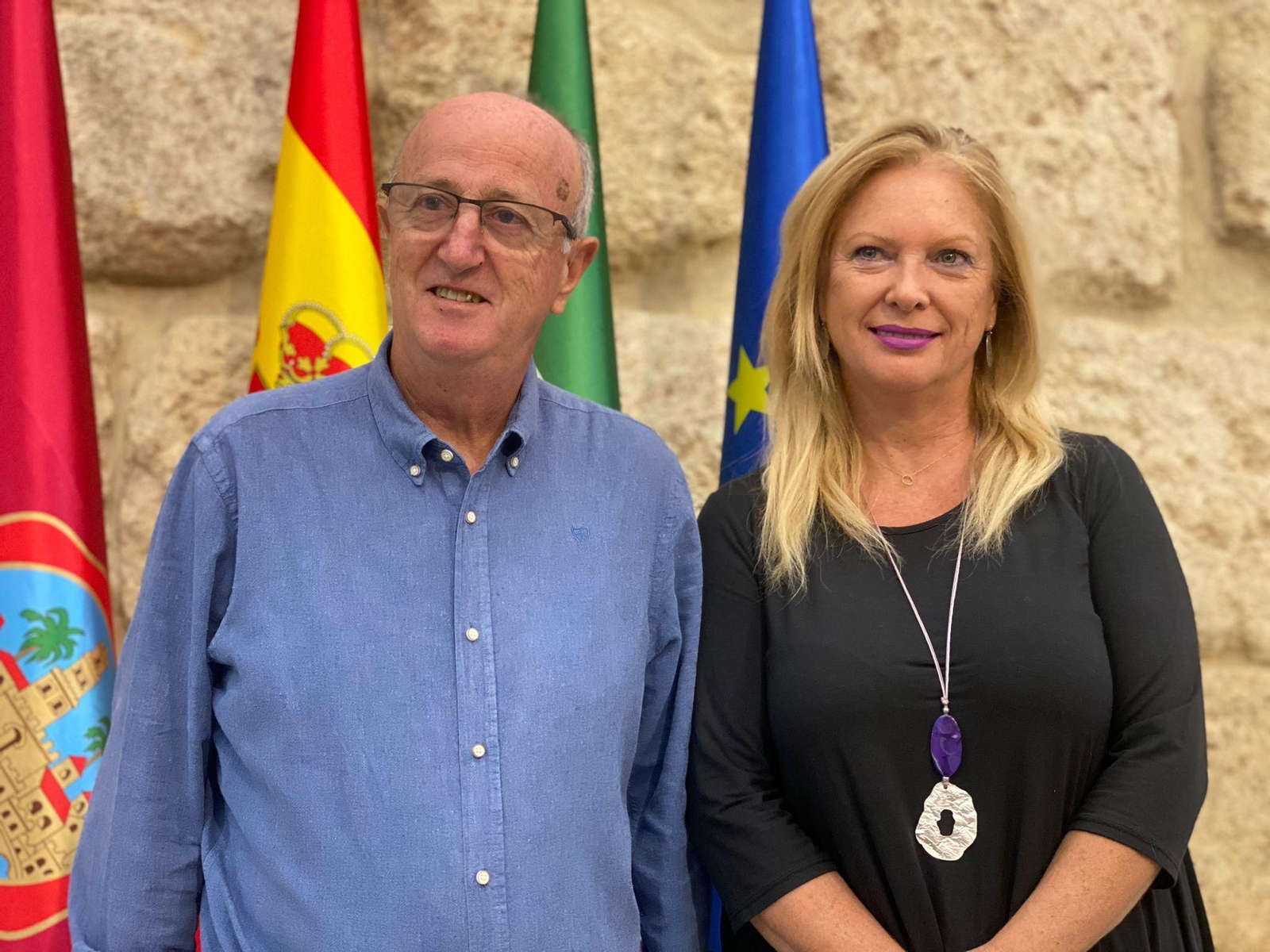 Antonio de la Rosa y Cristina Pedrajas.