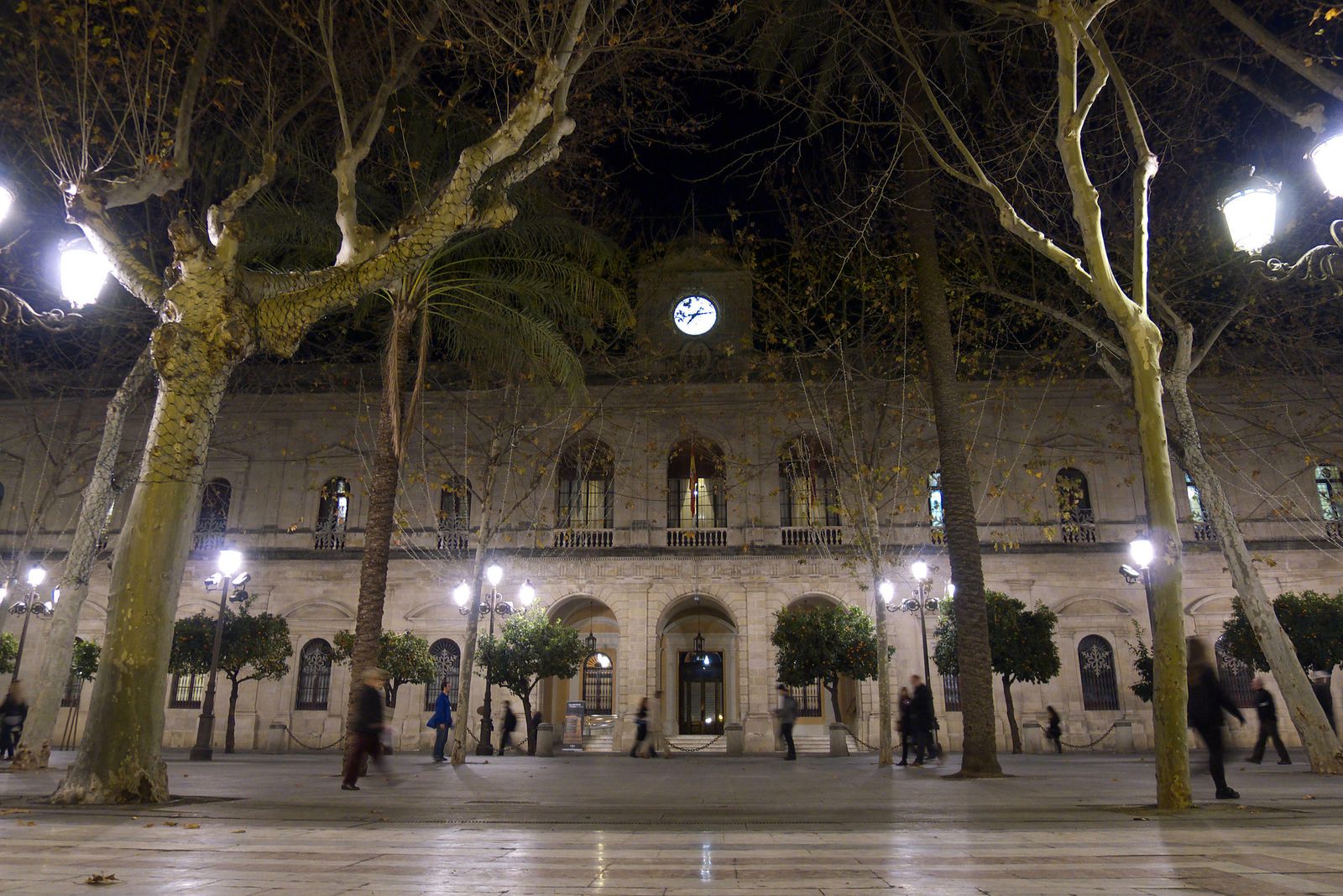 Fachada del Ayuntamiento de Sevilla.