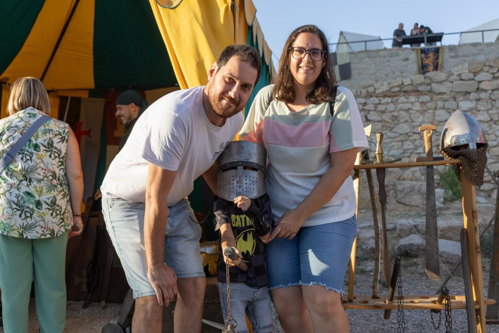 Moradores del Castillo de Jaén, recreación histórica de la Edad Media en el Cerro de Santa Catalina