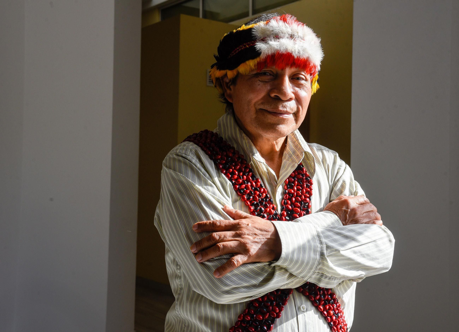 El líder del pueblo wampís Shapiom Noningo.