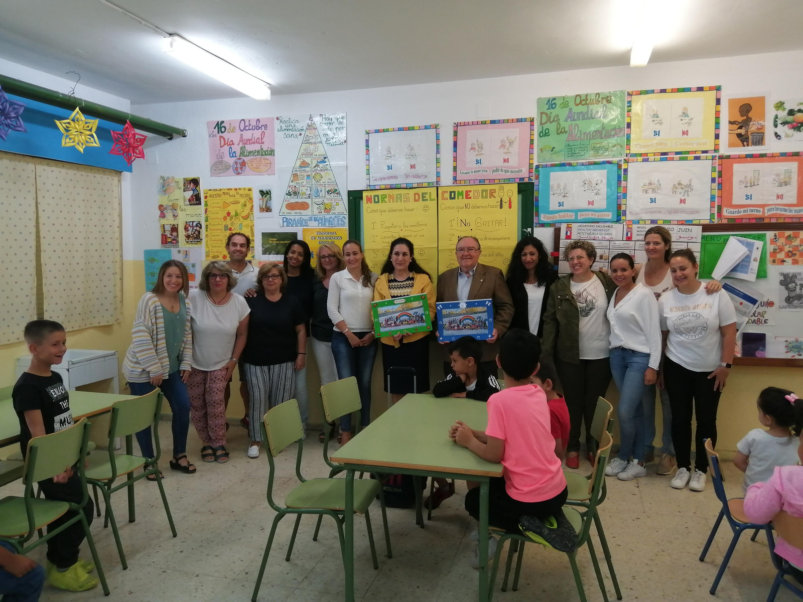 Visita de la Fundación Cepsa al colegio Onuba.